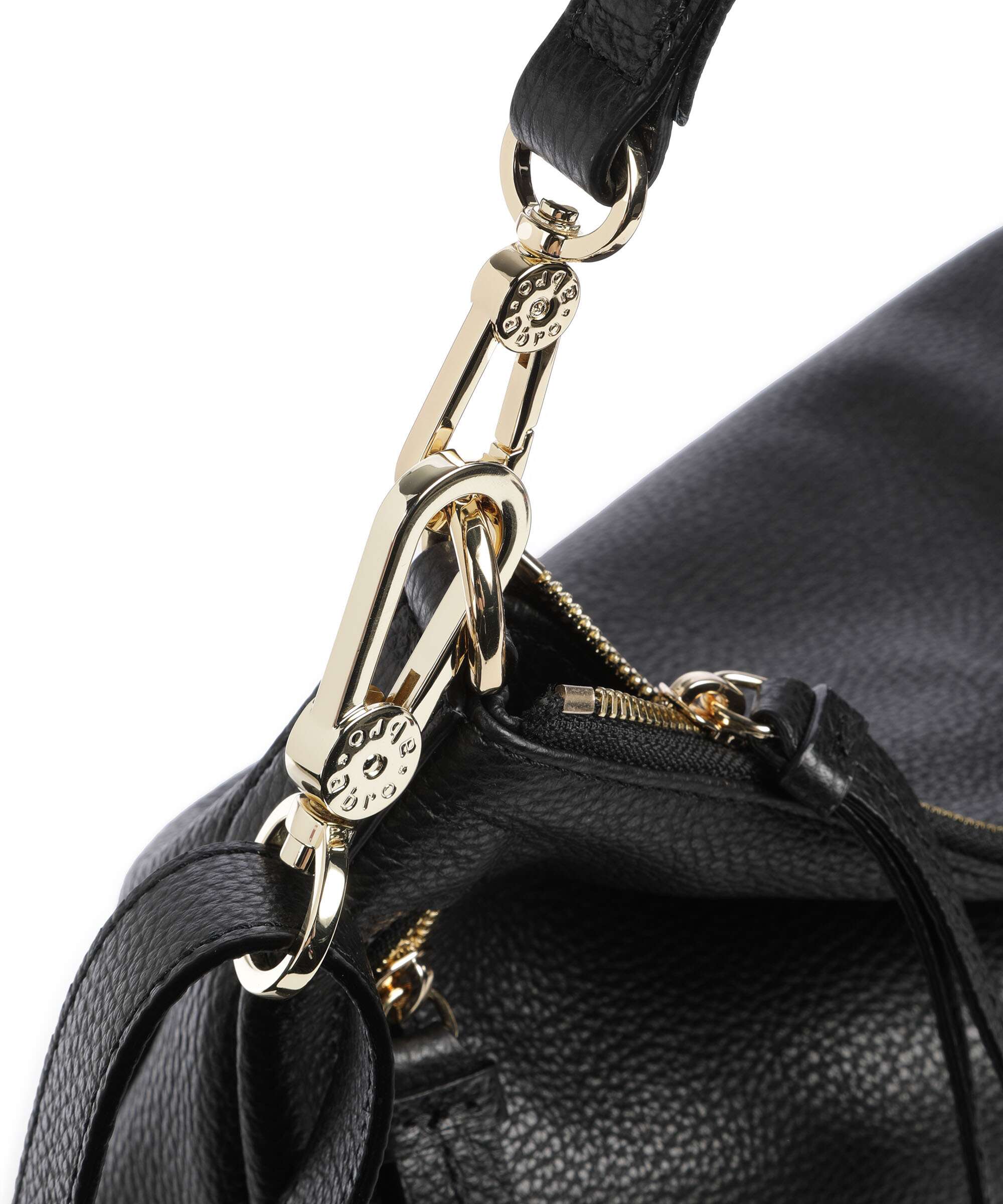 Abro Adria Juna Hobo bag black/gold - Image 4