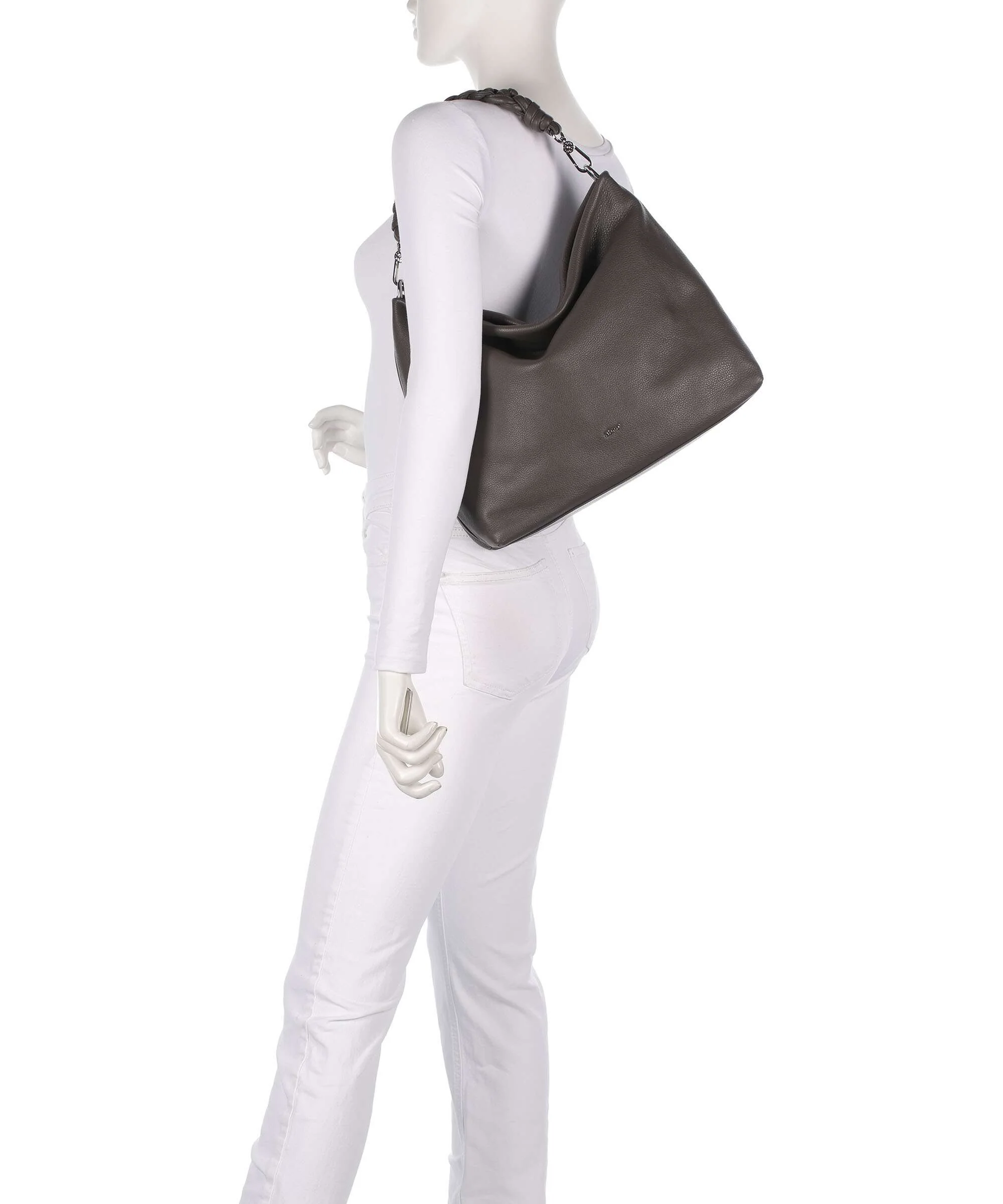 Abro Dalia Soley Hobo bag grey - Image 3
