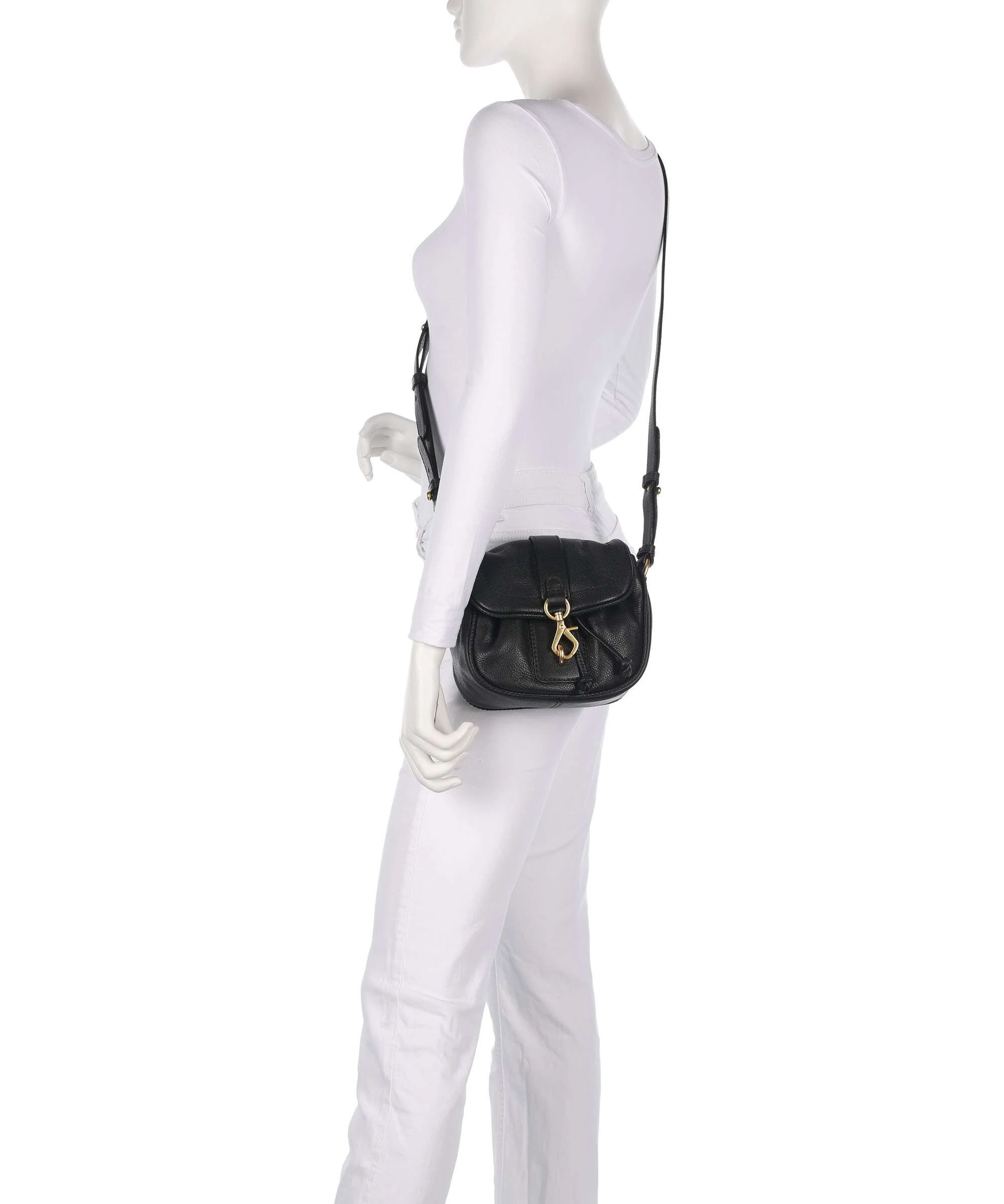 Abro Dalia Star Saddle Crossbody bag black/gold - Image 3