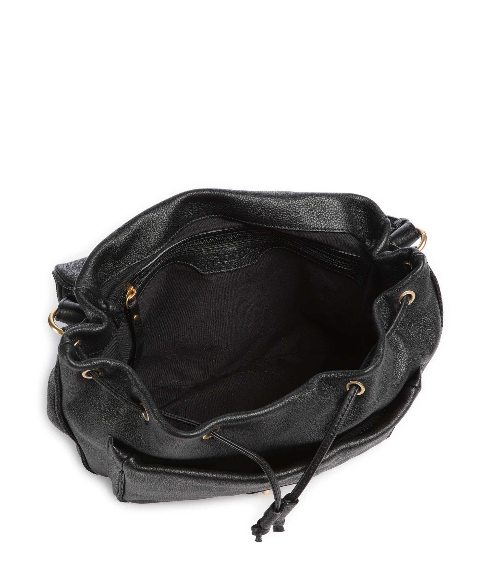 Abro Dalia Star Saddle Hobo bag black/gold - Image 6