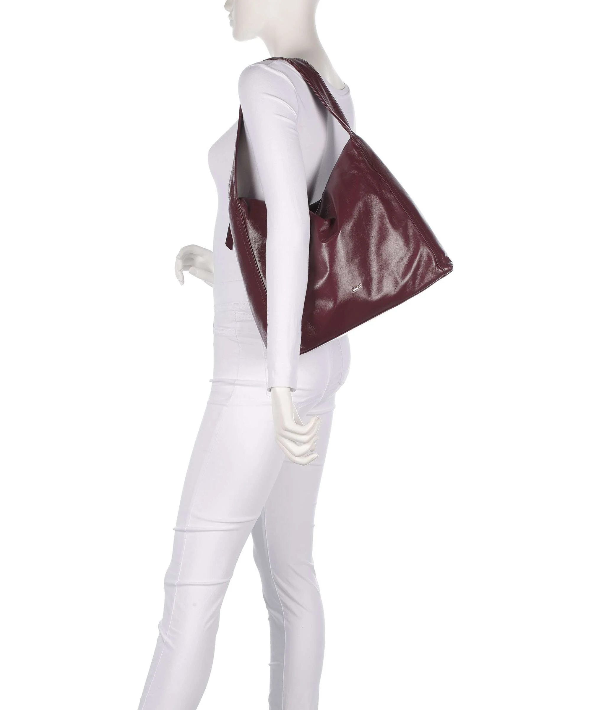 Abro Dioniso Amber Hobo bag bordeaux - Image 3
