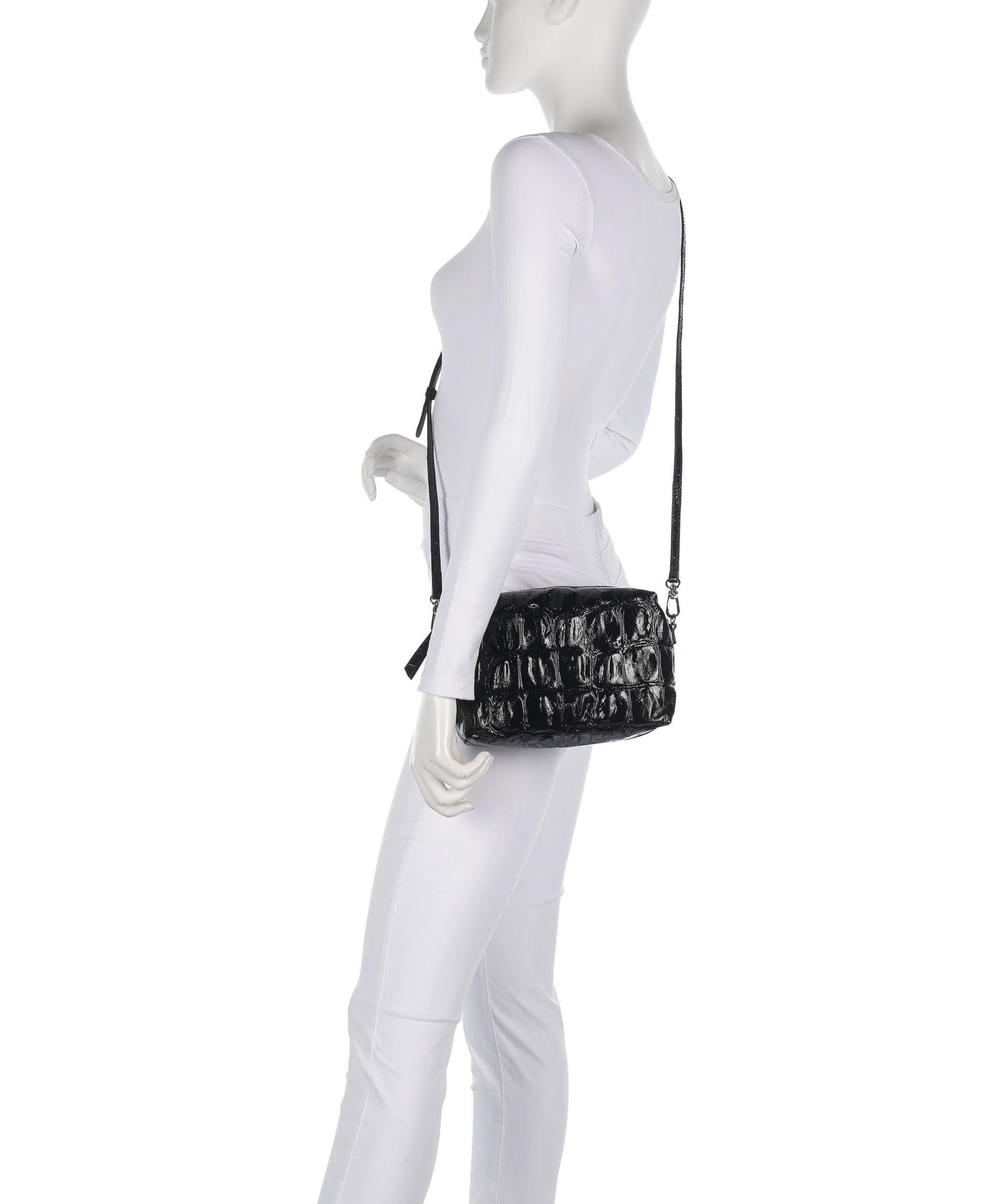 Abro Maxi Cocco Kaia Crossbody bag black/nickel - Image 3