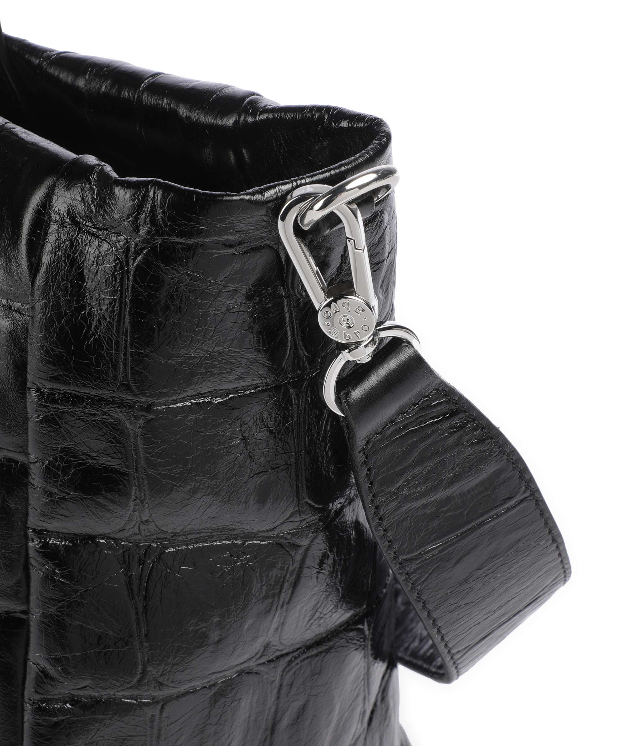 Abro Maxi Cocco Mia Handbag black/nickel - Image 4