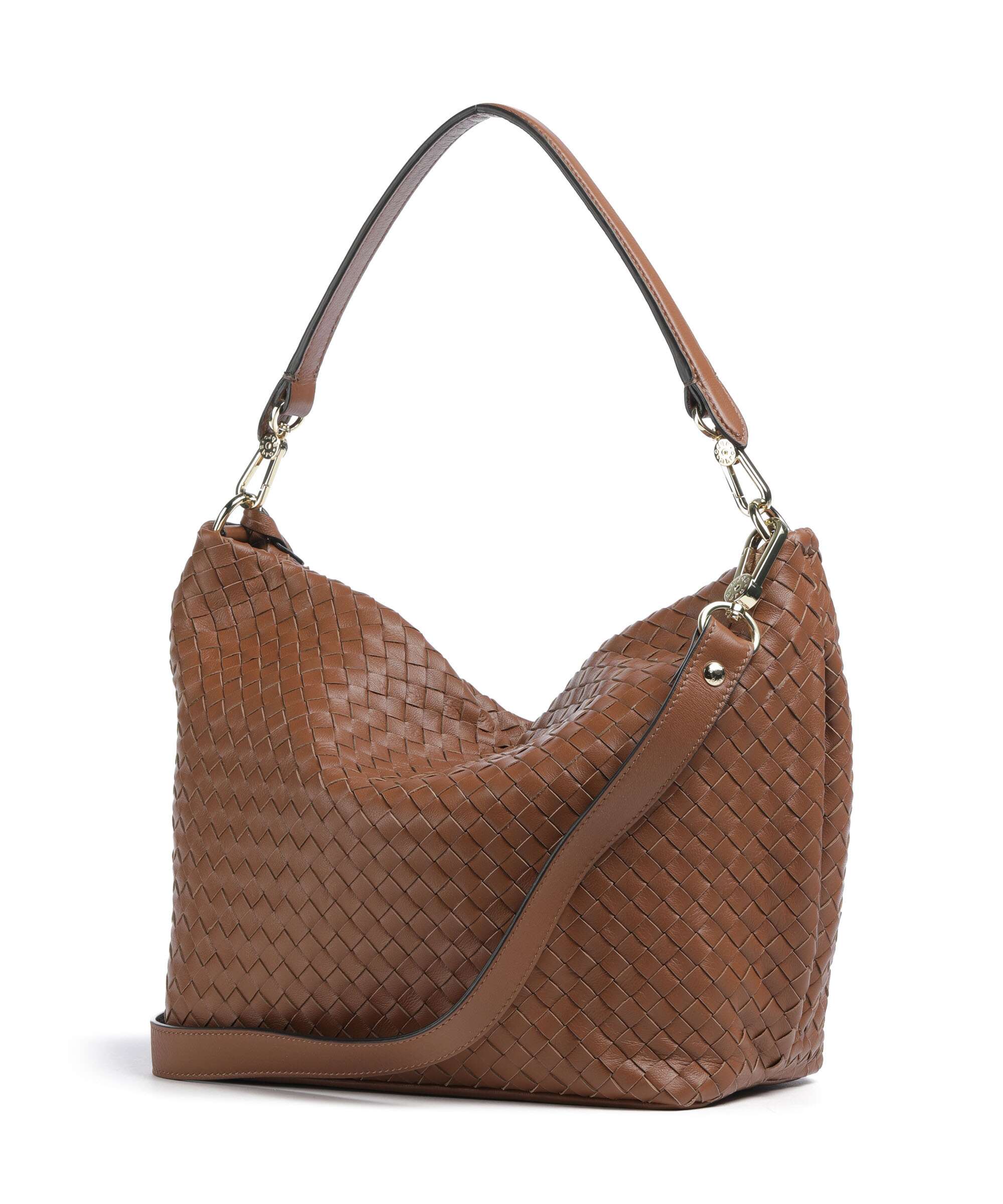Abro Piuma Ebony Hobo bag caramel/cognac - Image 2