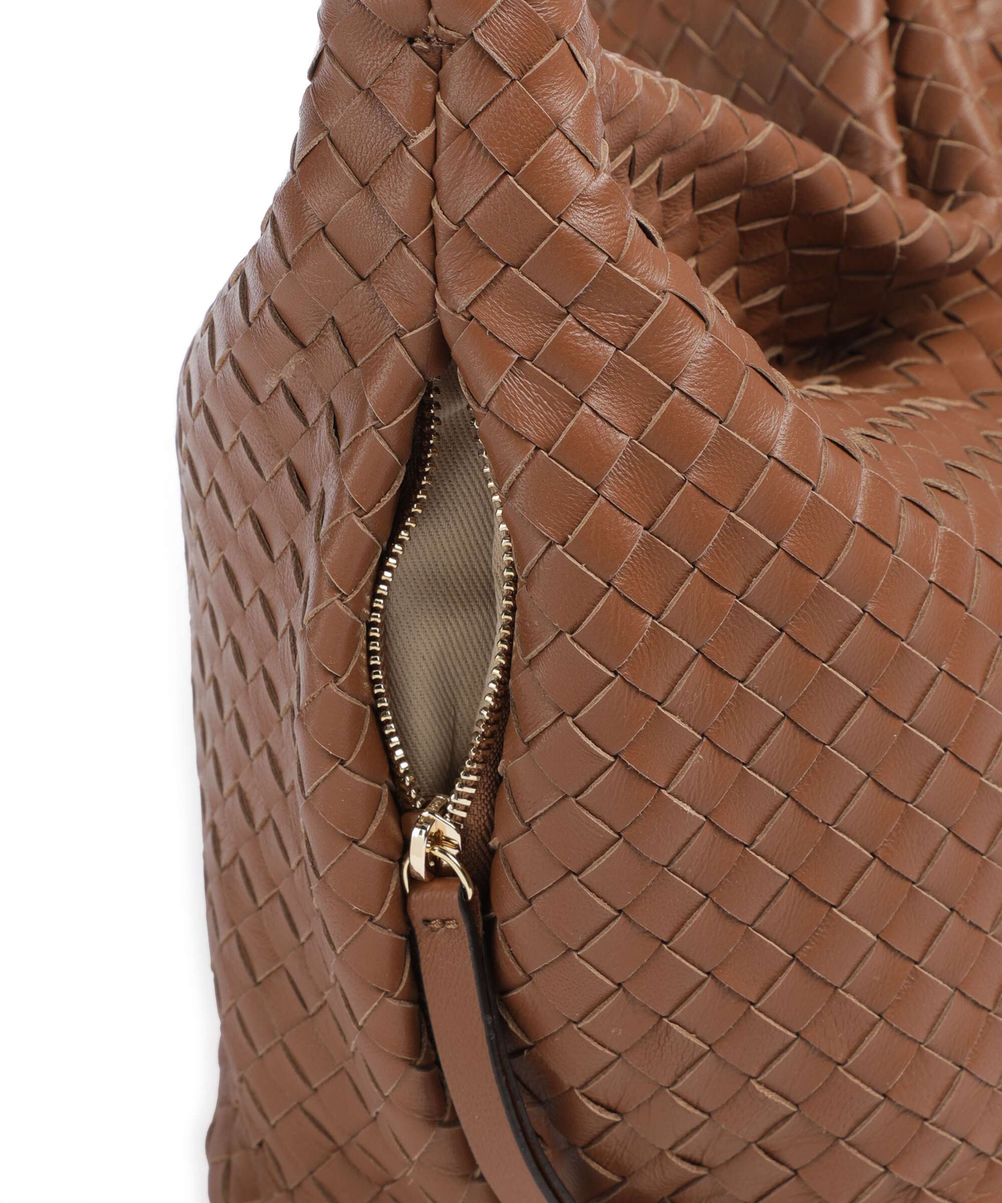 Abro Piuma Ebony Hobo bag caramel/cognac - Image 4
