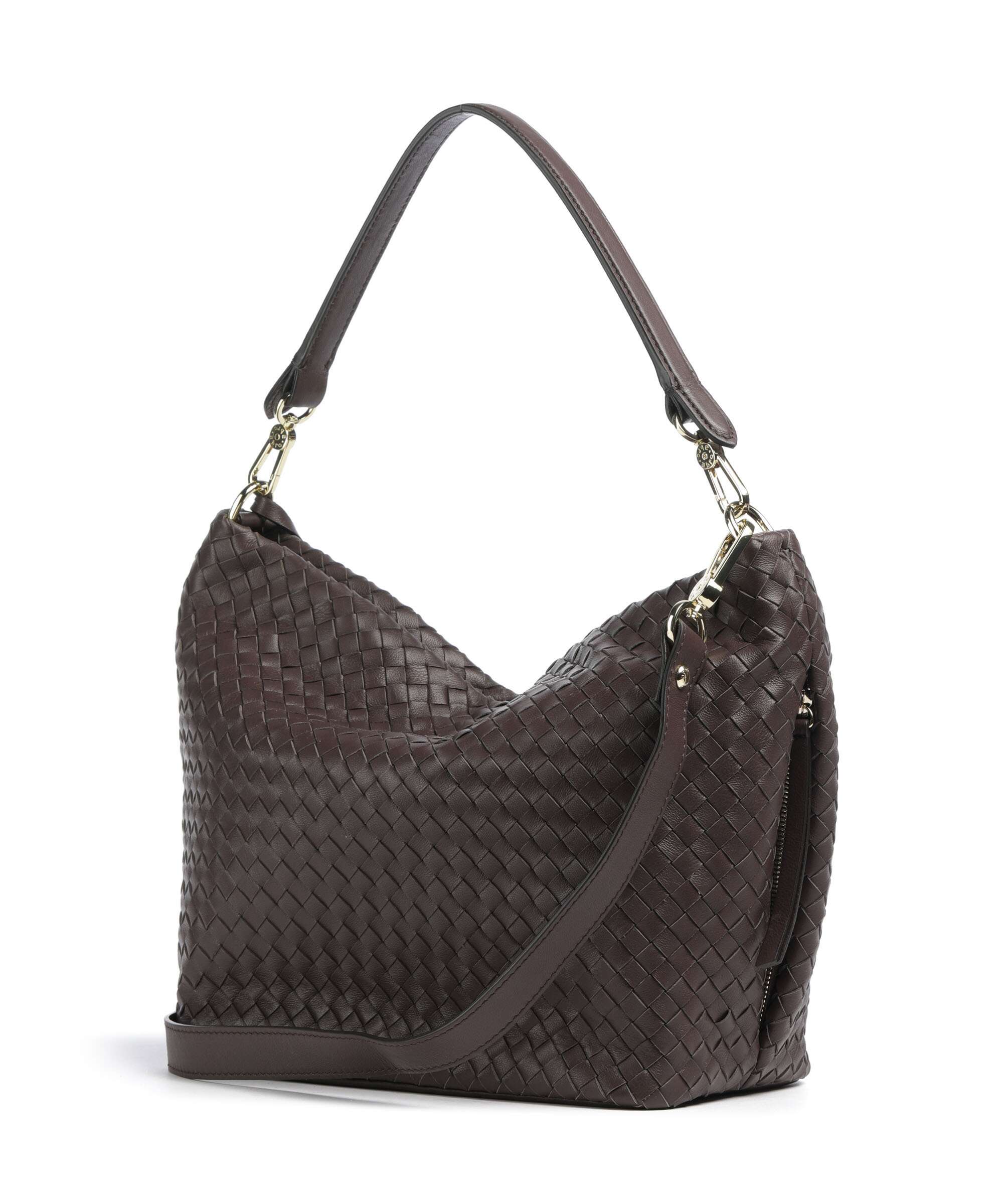 Abro Piuma Ebony Hobo bag wood - Image 2