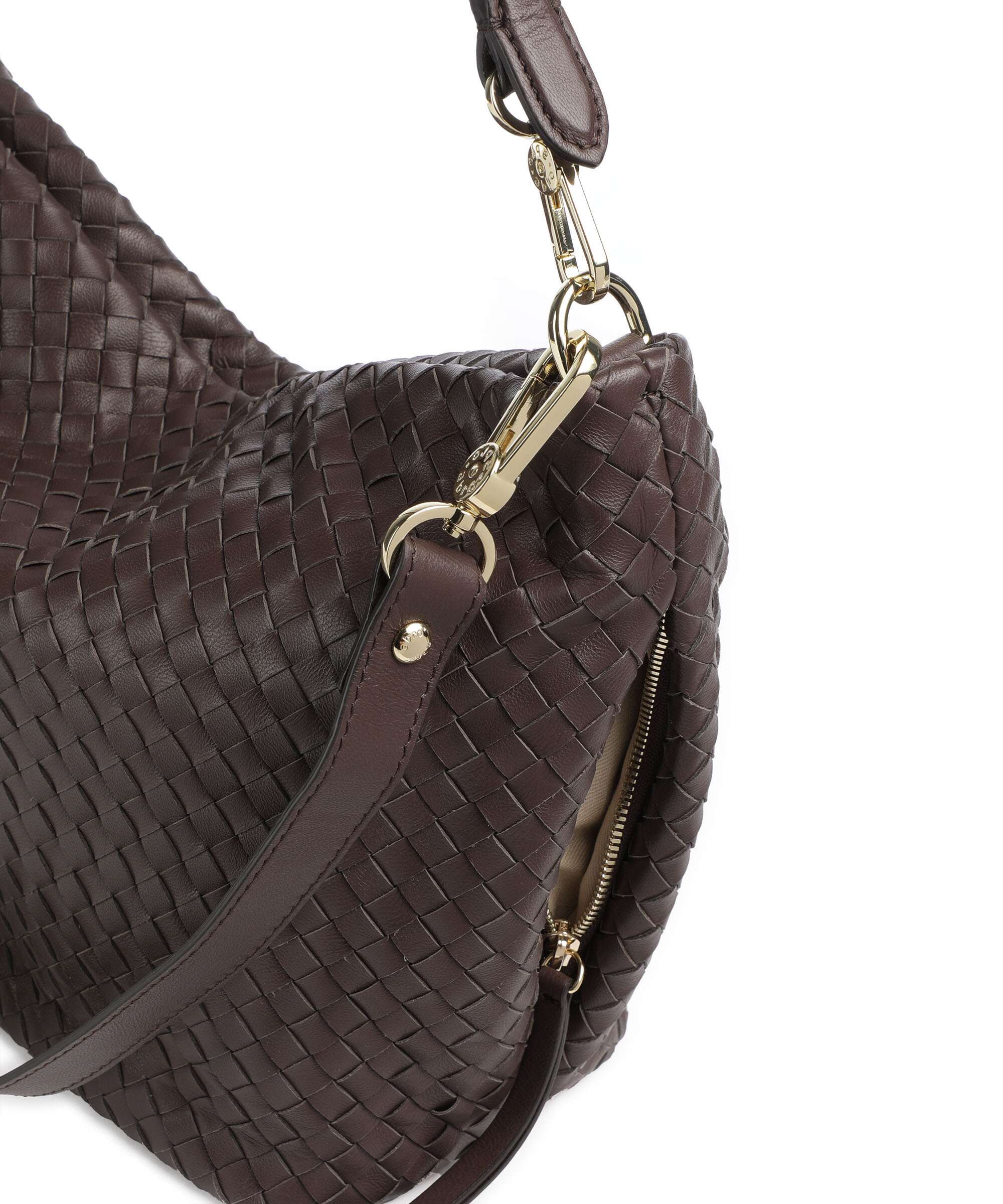 Abro Piuma Ebony Hobo bag wood - Image 4