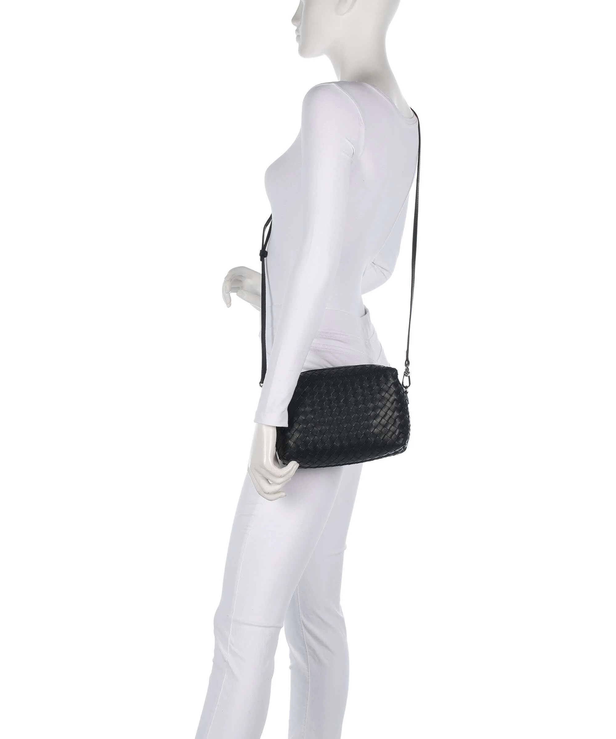 Abro Piuma Kaia Crossbody bag black/nickel - Image 3
