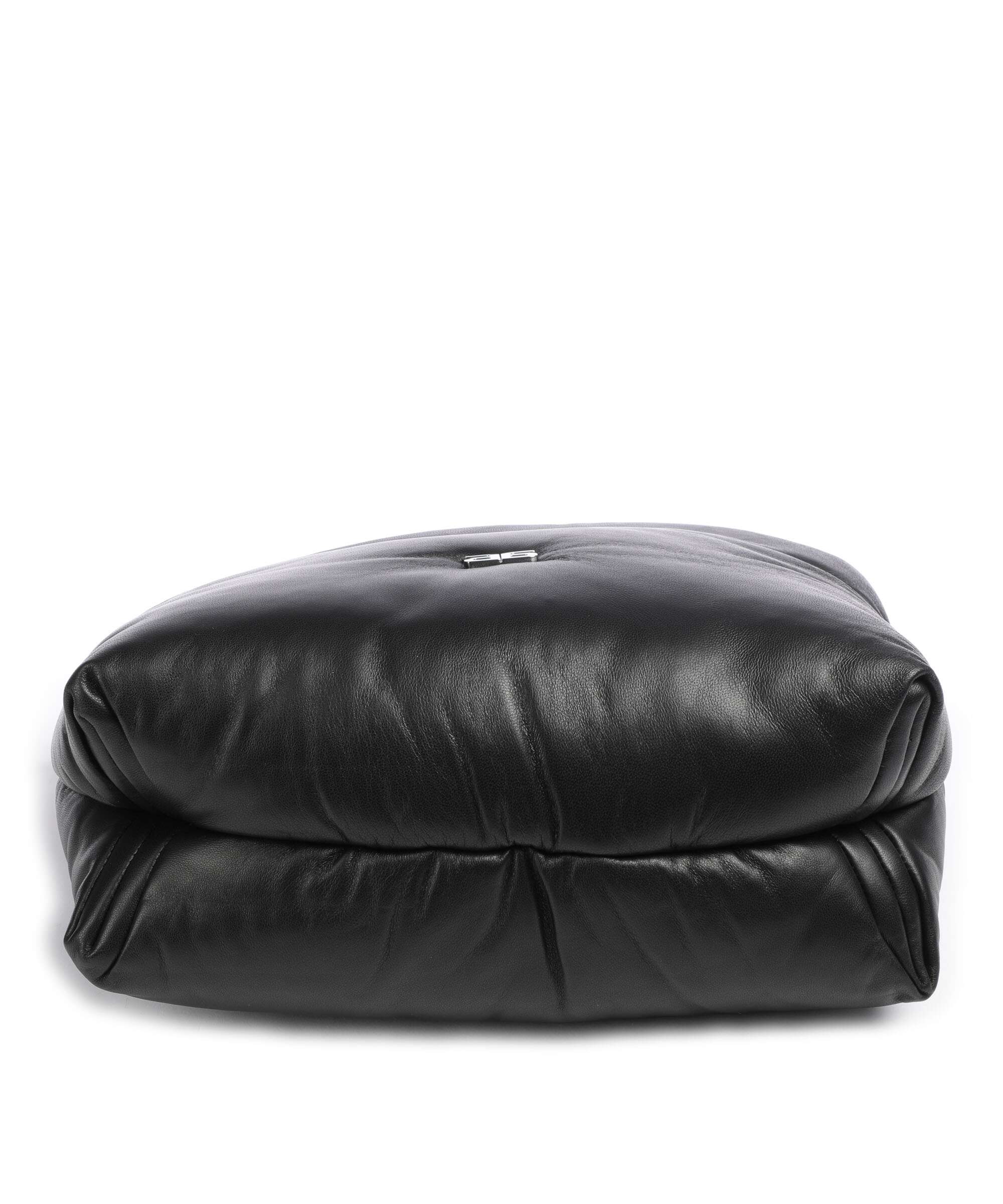 Abro Piuma Lucido Puffer Hobo bag black/nickel - Image 5