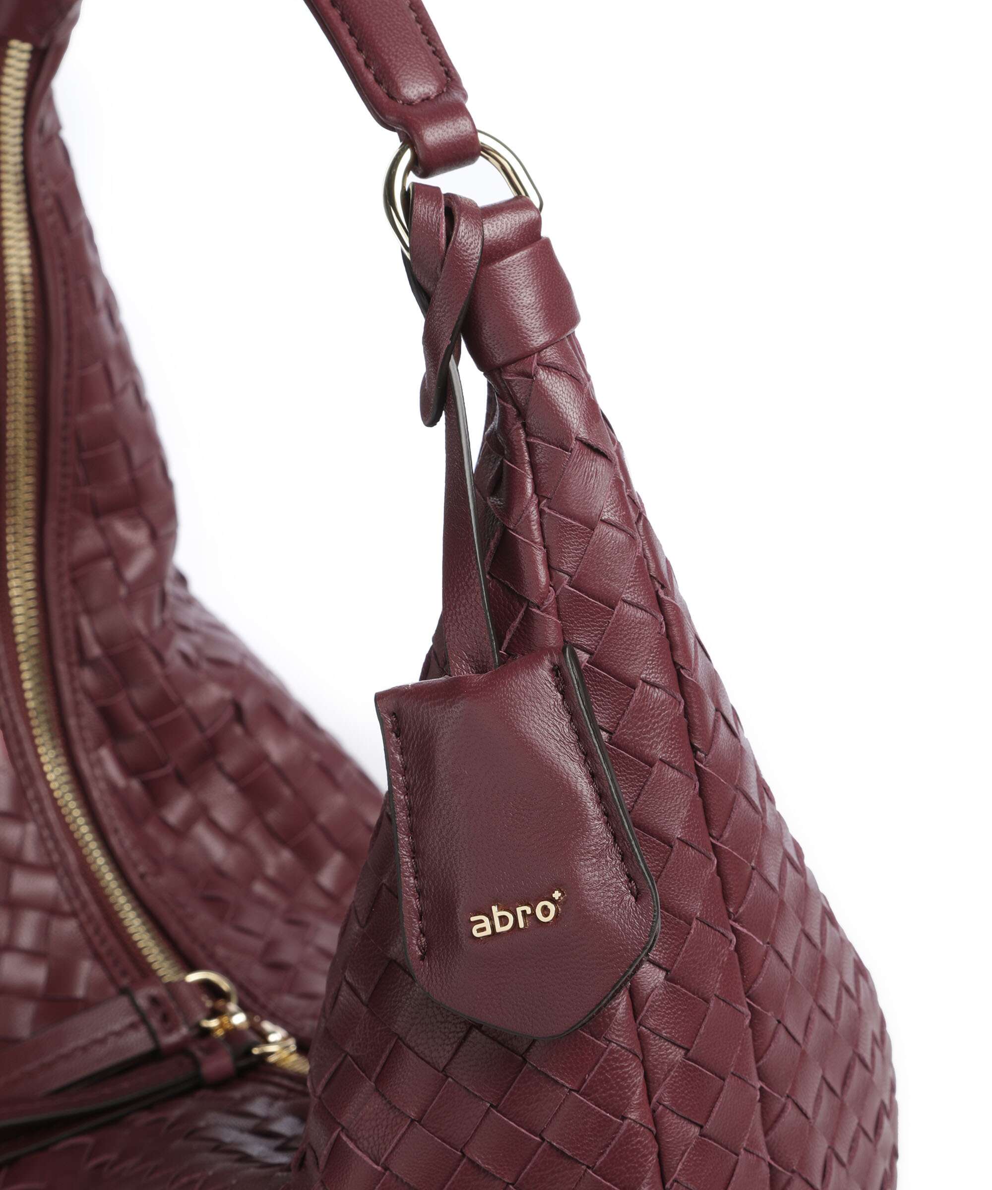 Abro Piuma Nana Hobo bag bordeaux - Image 4