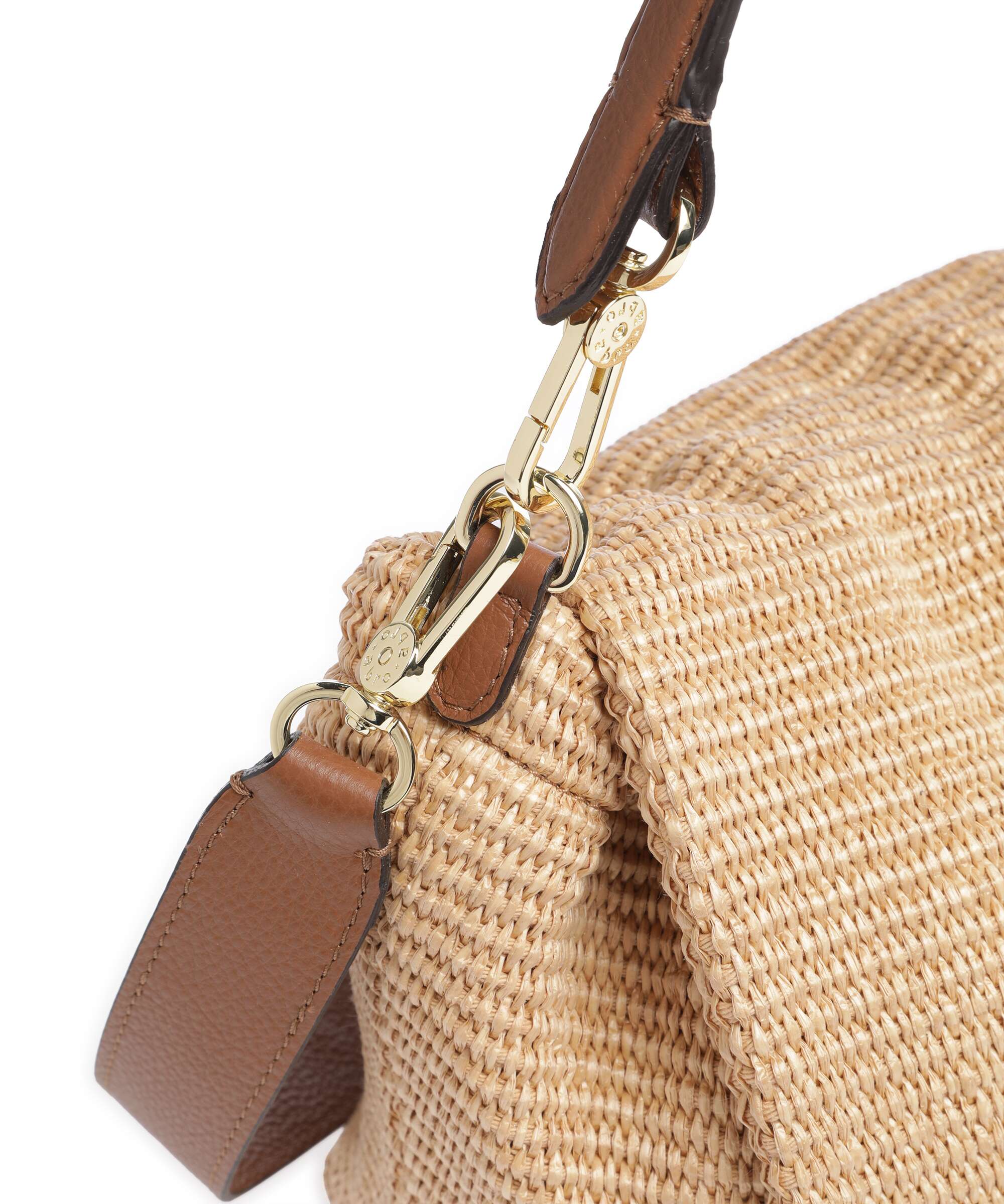 Abro Raffia Classica Temi Large Shoulder bag natural - Image 4