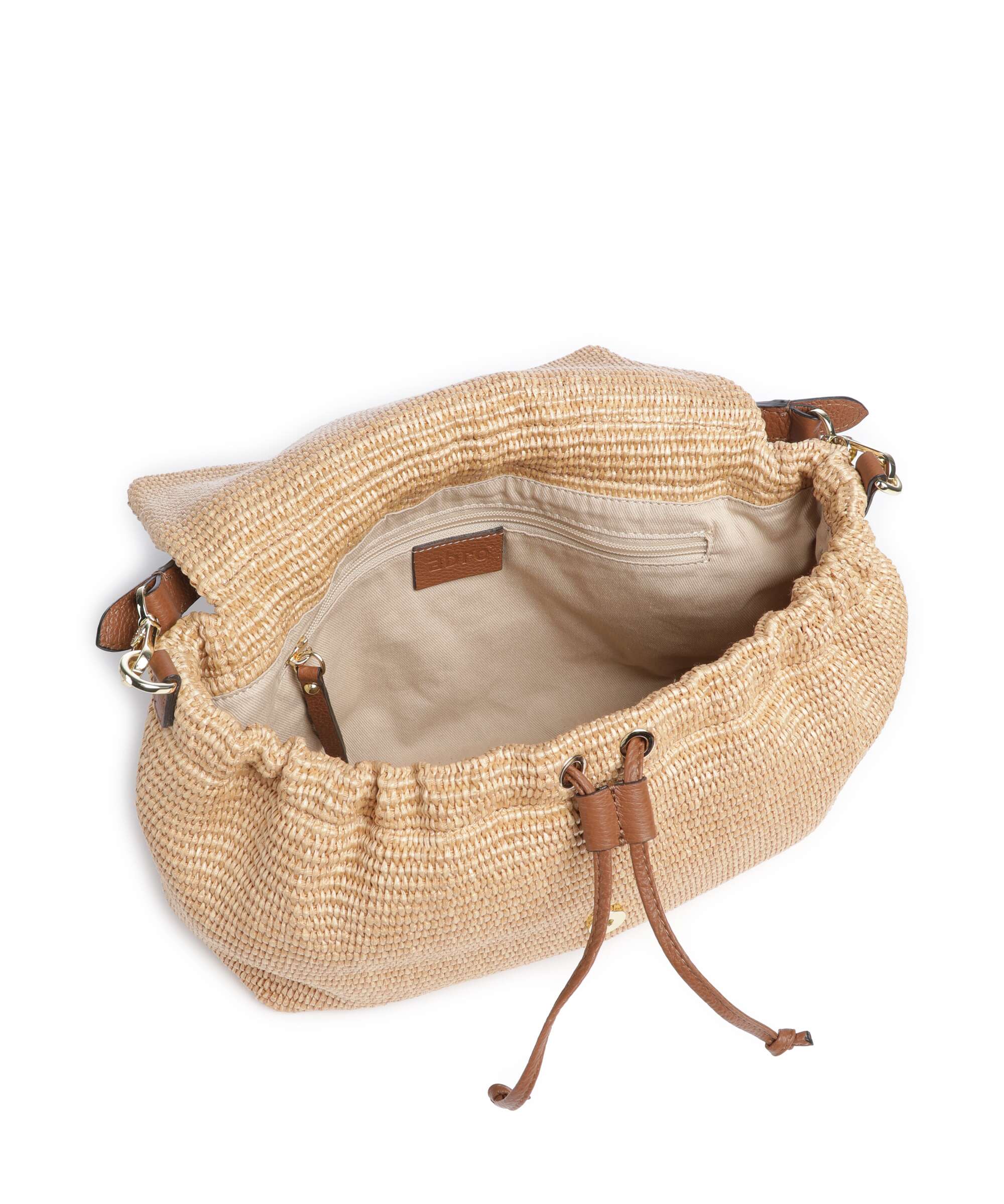 Abro Raffia Classica Temi Large Shoulder bag natural - Image 6