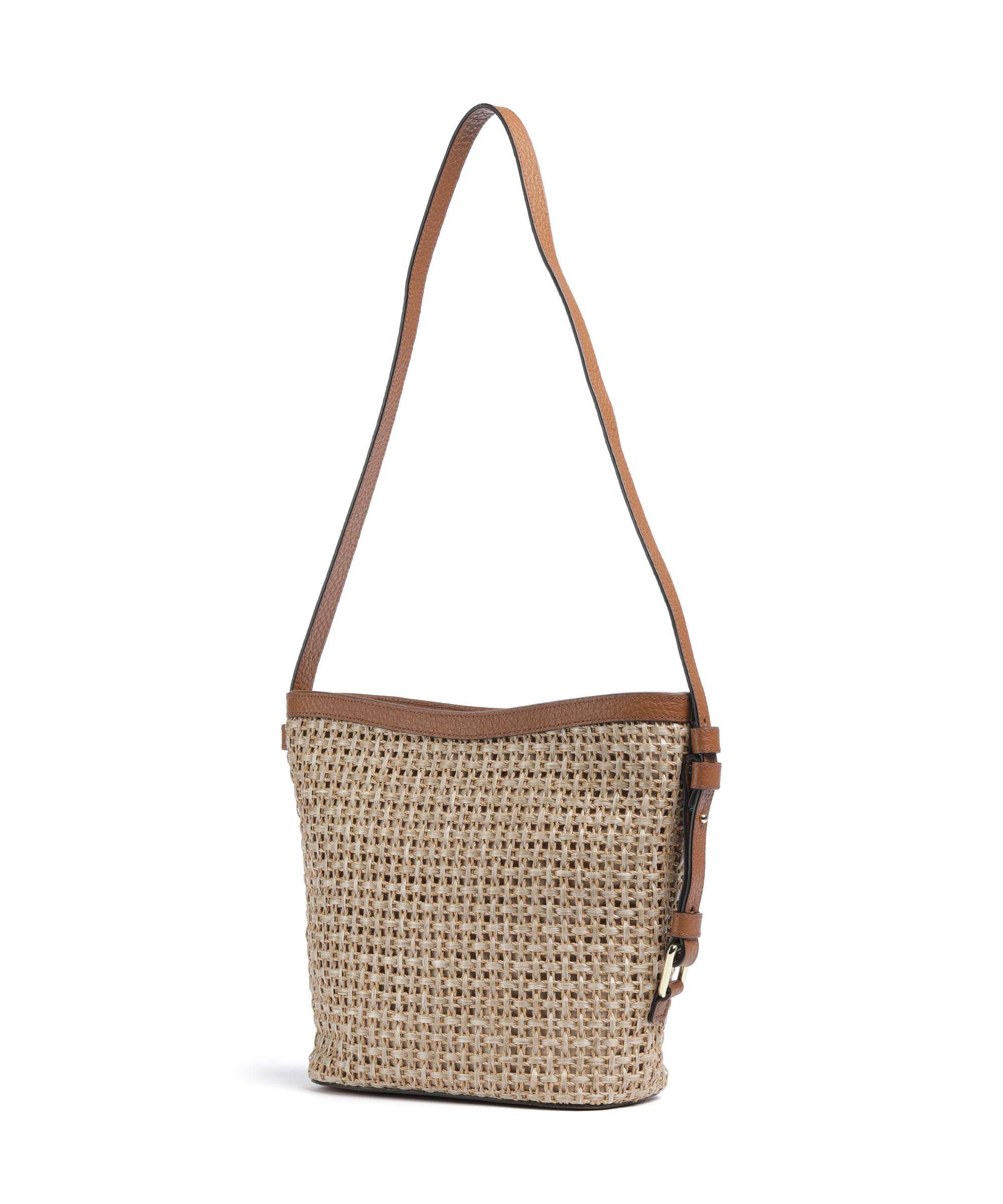 Abro Raffia Cordino Cosmo Crossbody bag caramel/cognac - Image 2