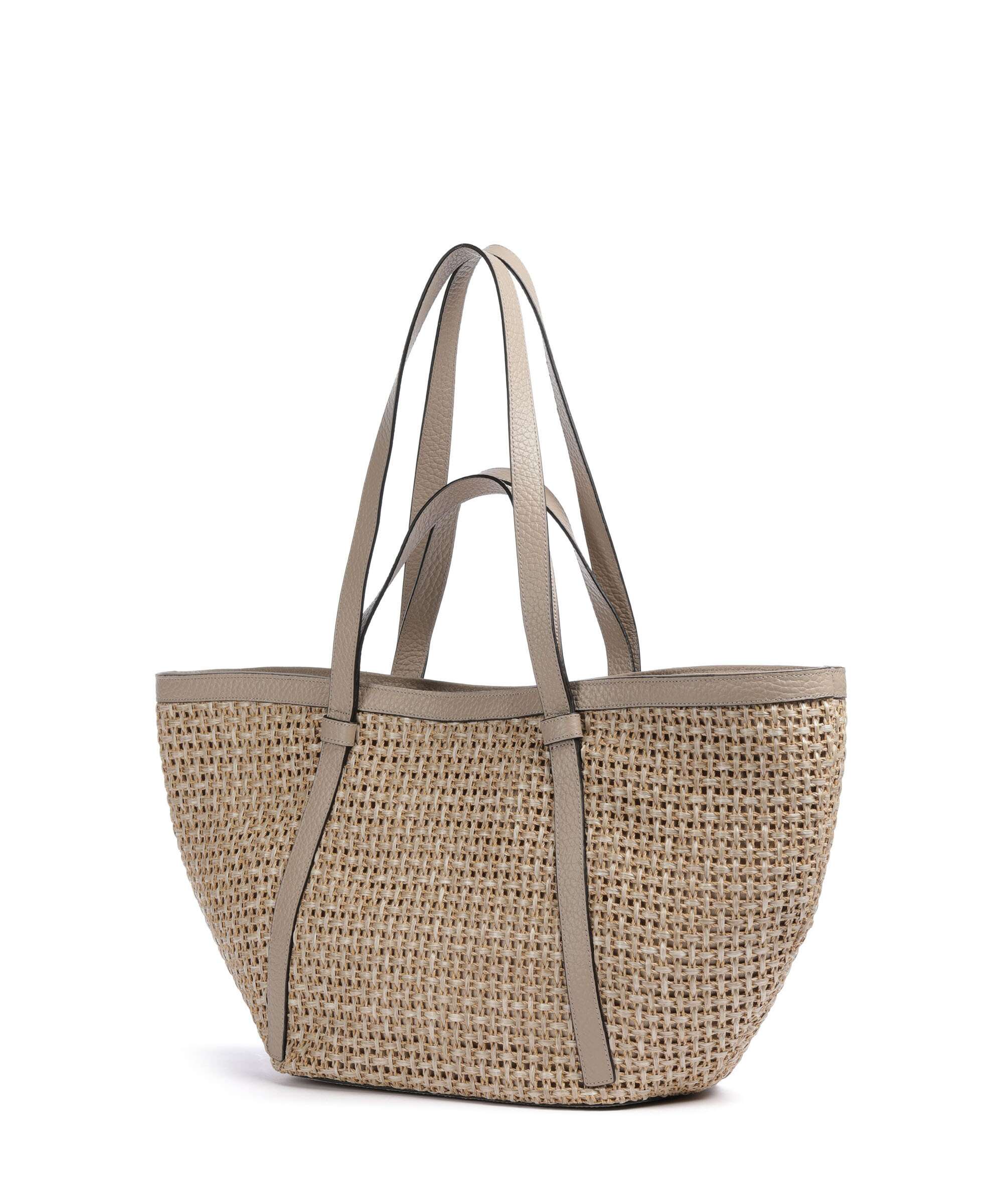 Abro Raffia Cordino Cosmo Large Tote bag siena - Image 2