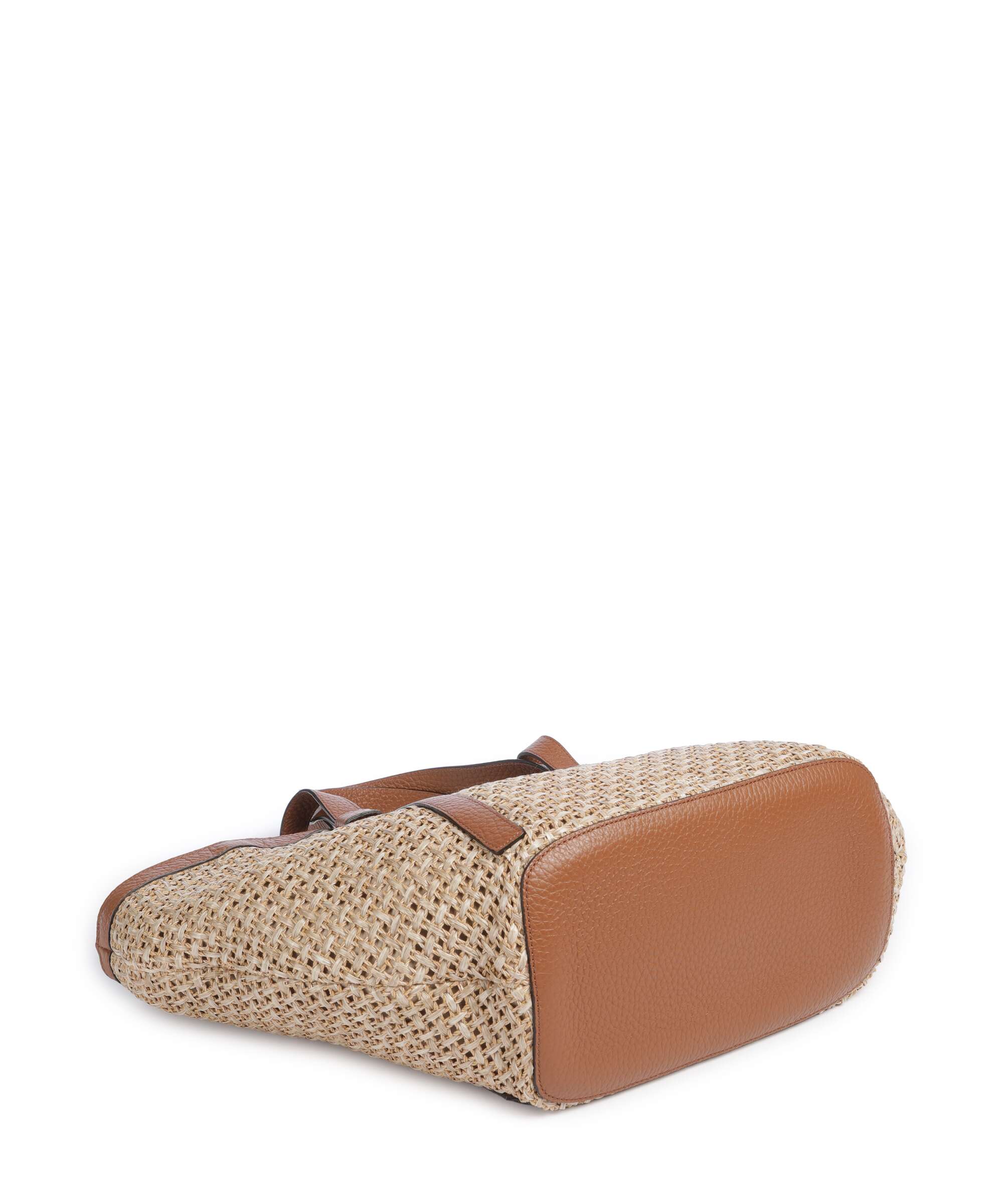 Abro Raffia Cordino Cosmo Large Tote bag caramel/cognac - Image 4