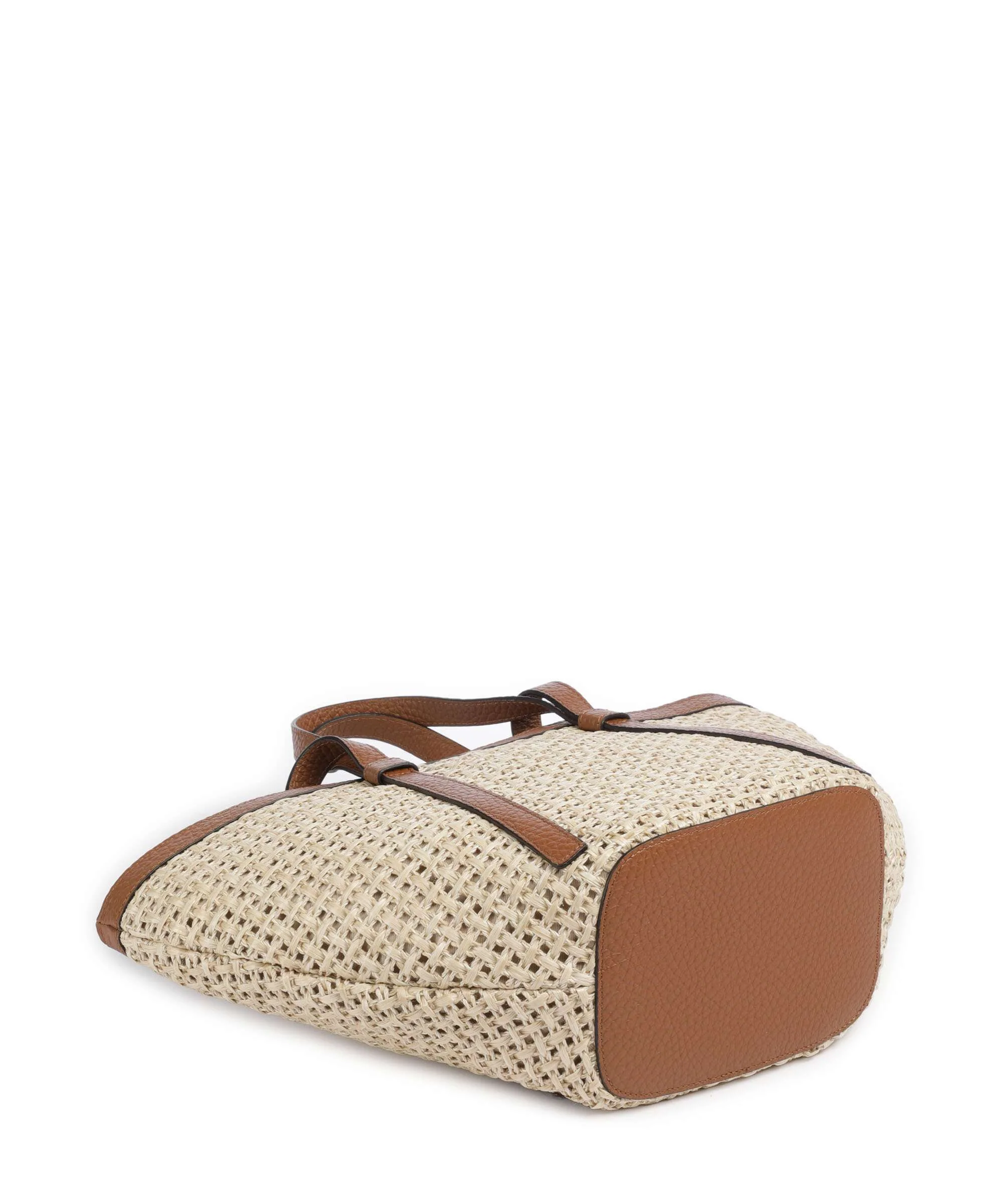 Abro Raffia Cordino Cosmo Medium Tote bag caramel/cognac - Image 4