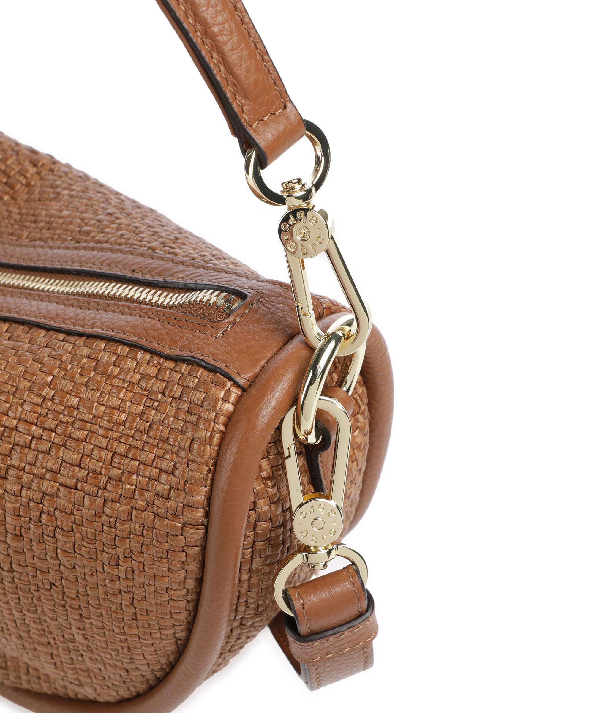Abro Raffia Intreccio Willow Hobo bag caramel/cognac - Image 4