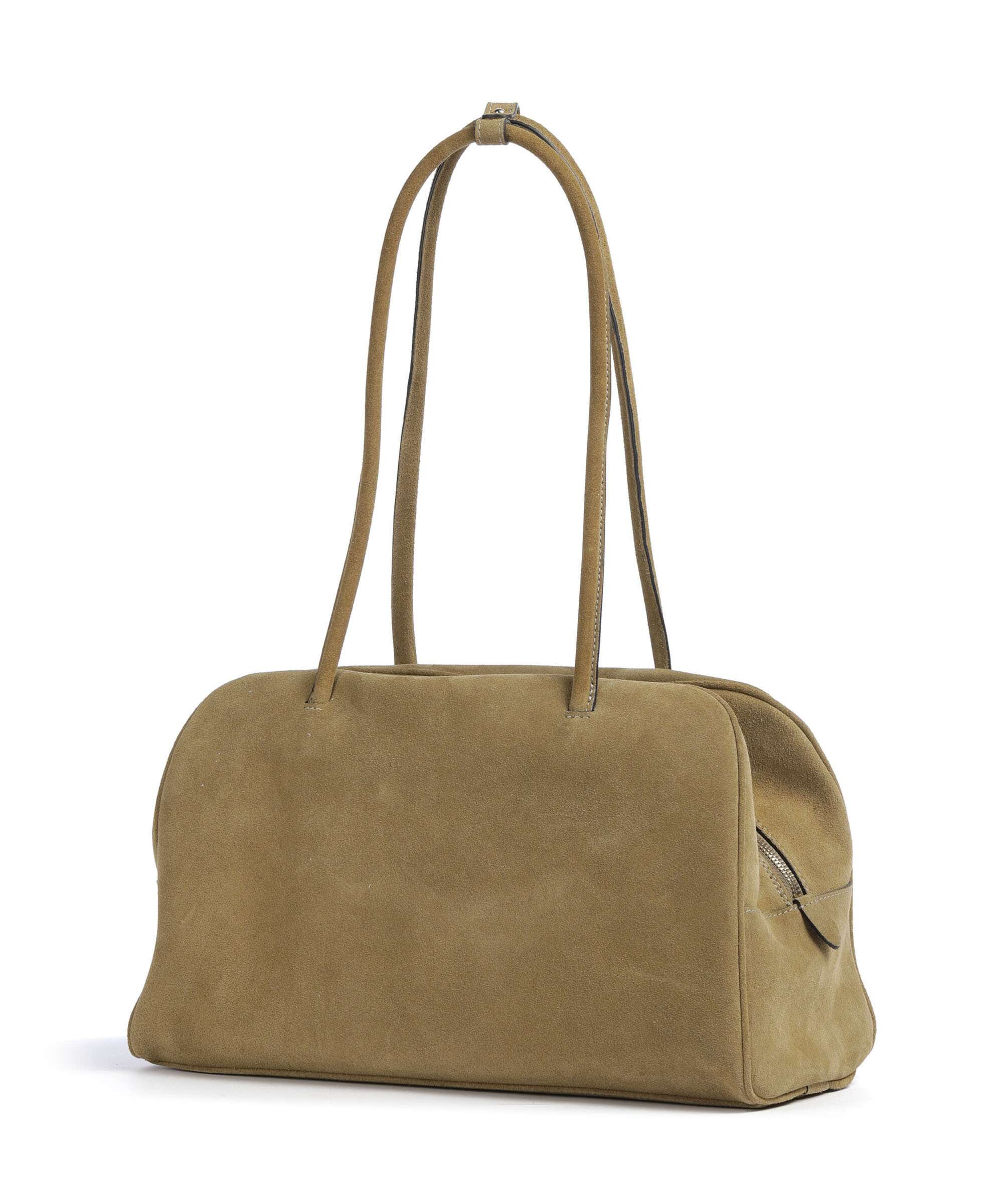 Abro Suede Amara Shoulder bag mud - Image 2