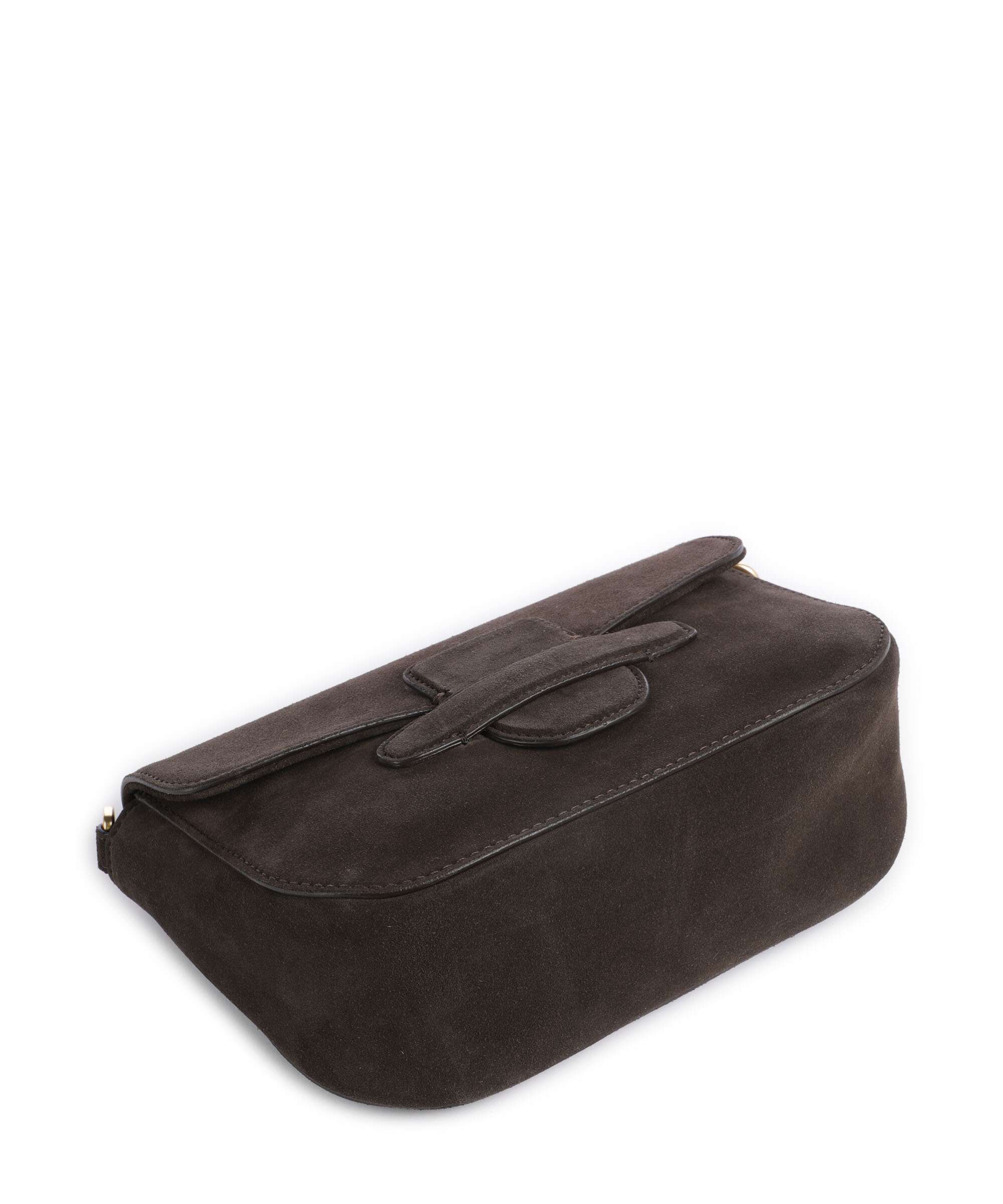 Abro Suede Camilla Shoulder bag dark brown - Image 6