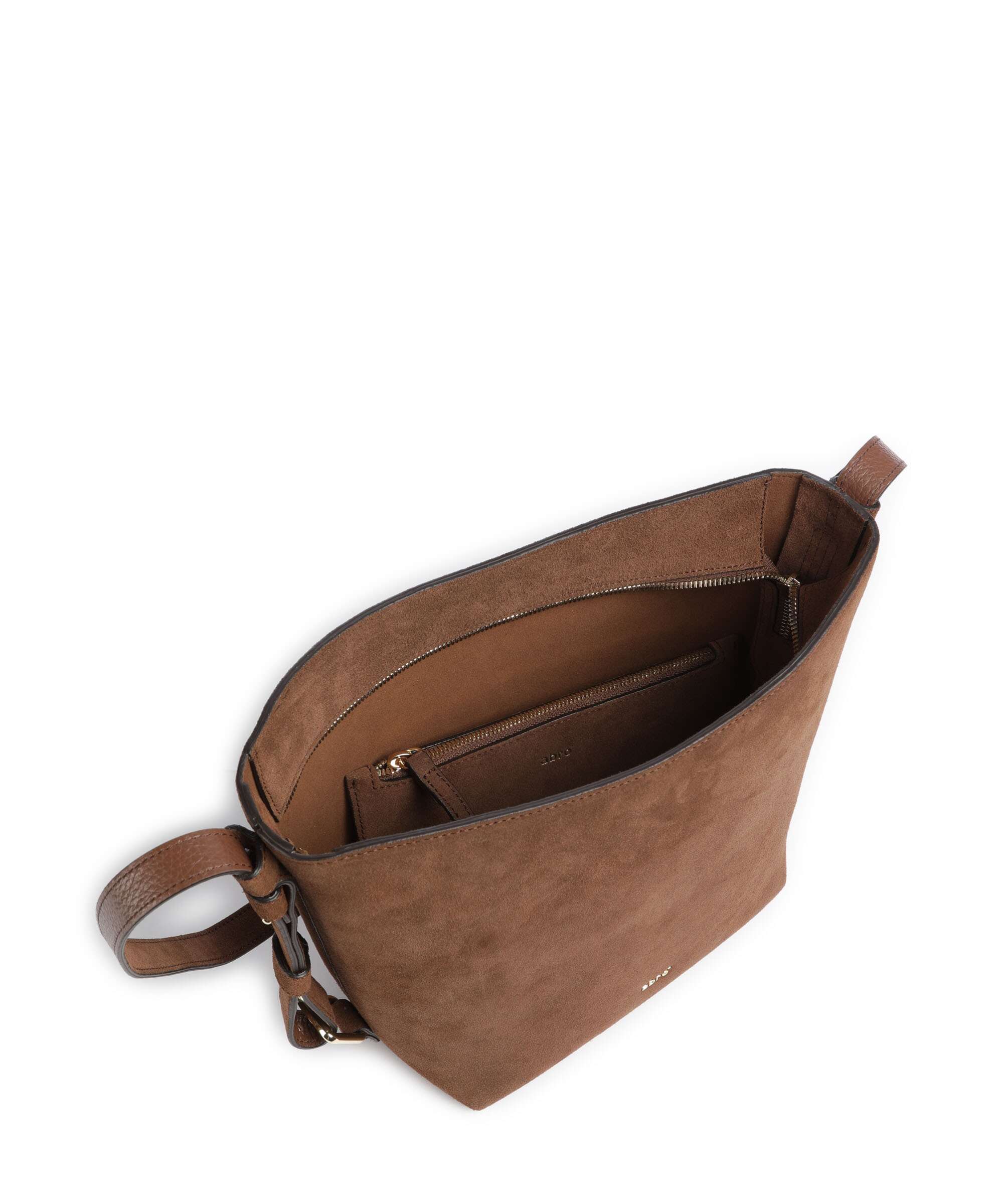 Abro Suede Cosmo Crossbody bag wood - Image 6