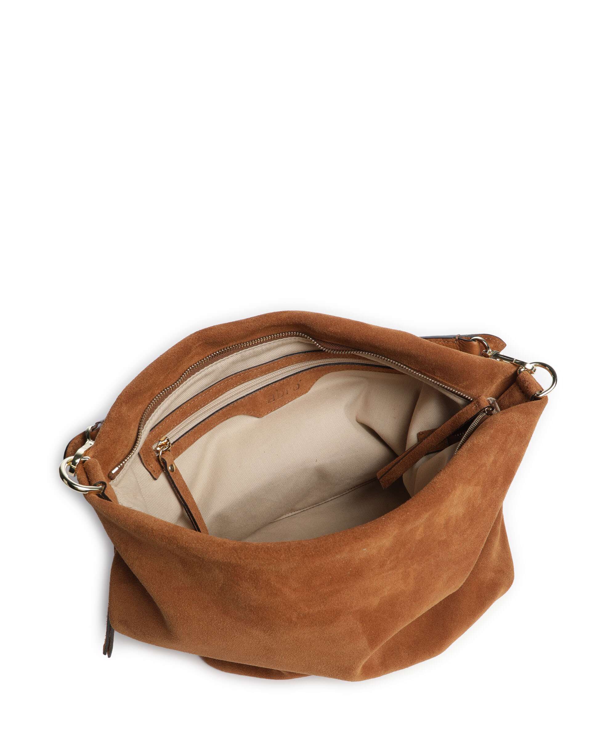 Abro Suede Ebony Hobo bag cuoio - Image 6