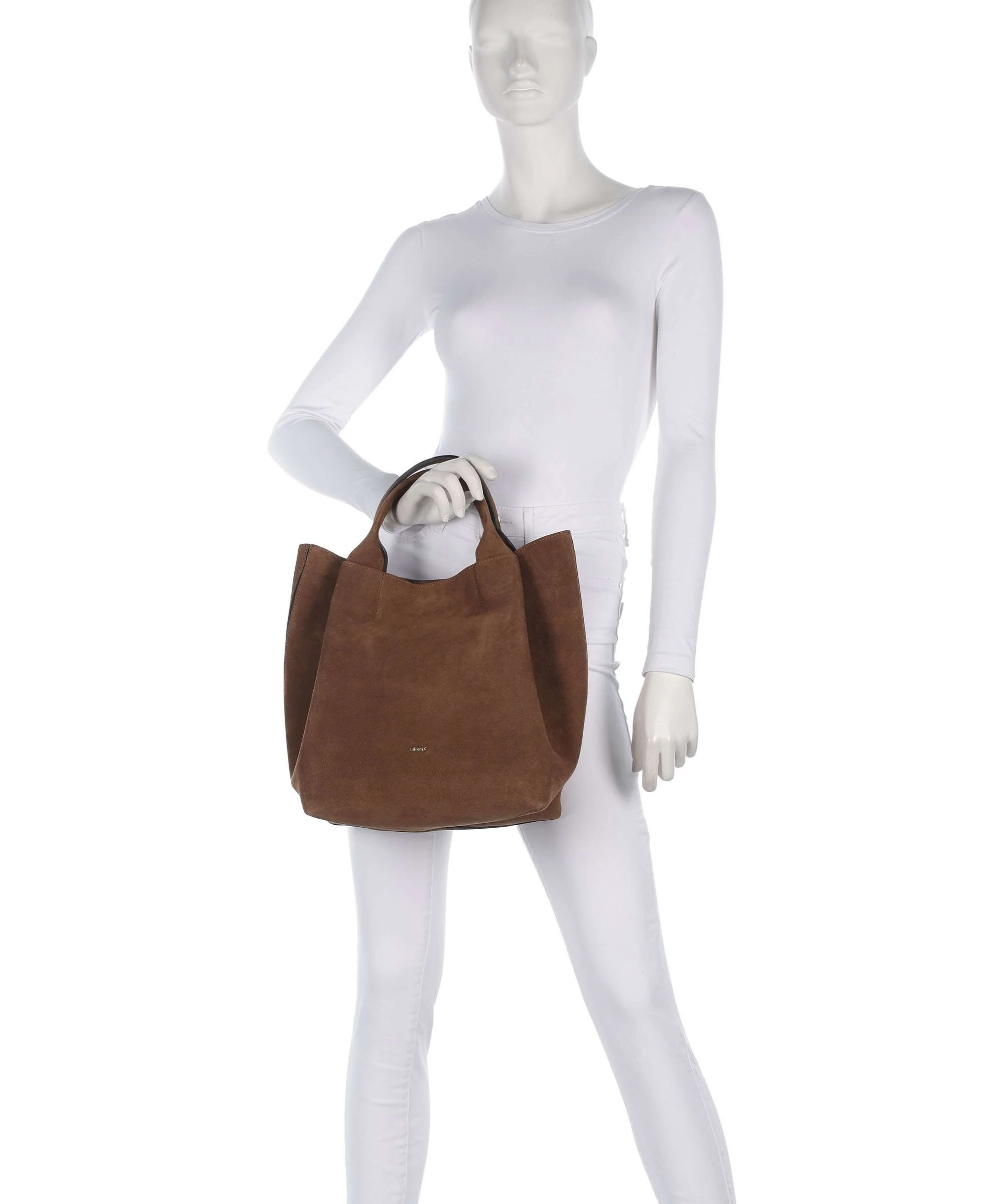 Abro Suede Essential Medium Handbag wood - Image 3
