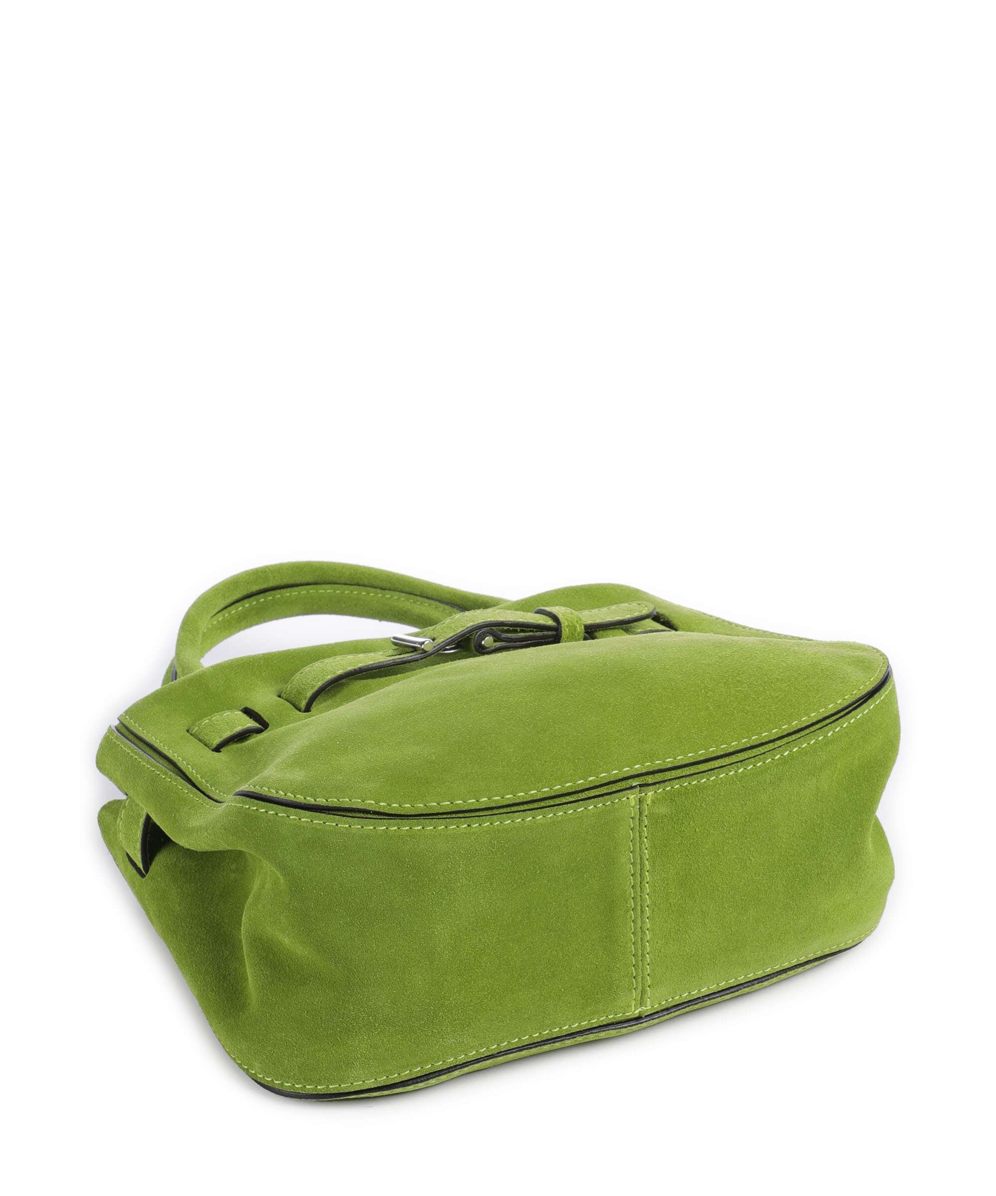 Abro Suede Jill Handbag lime - Image 4