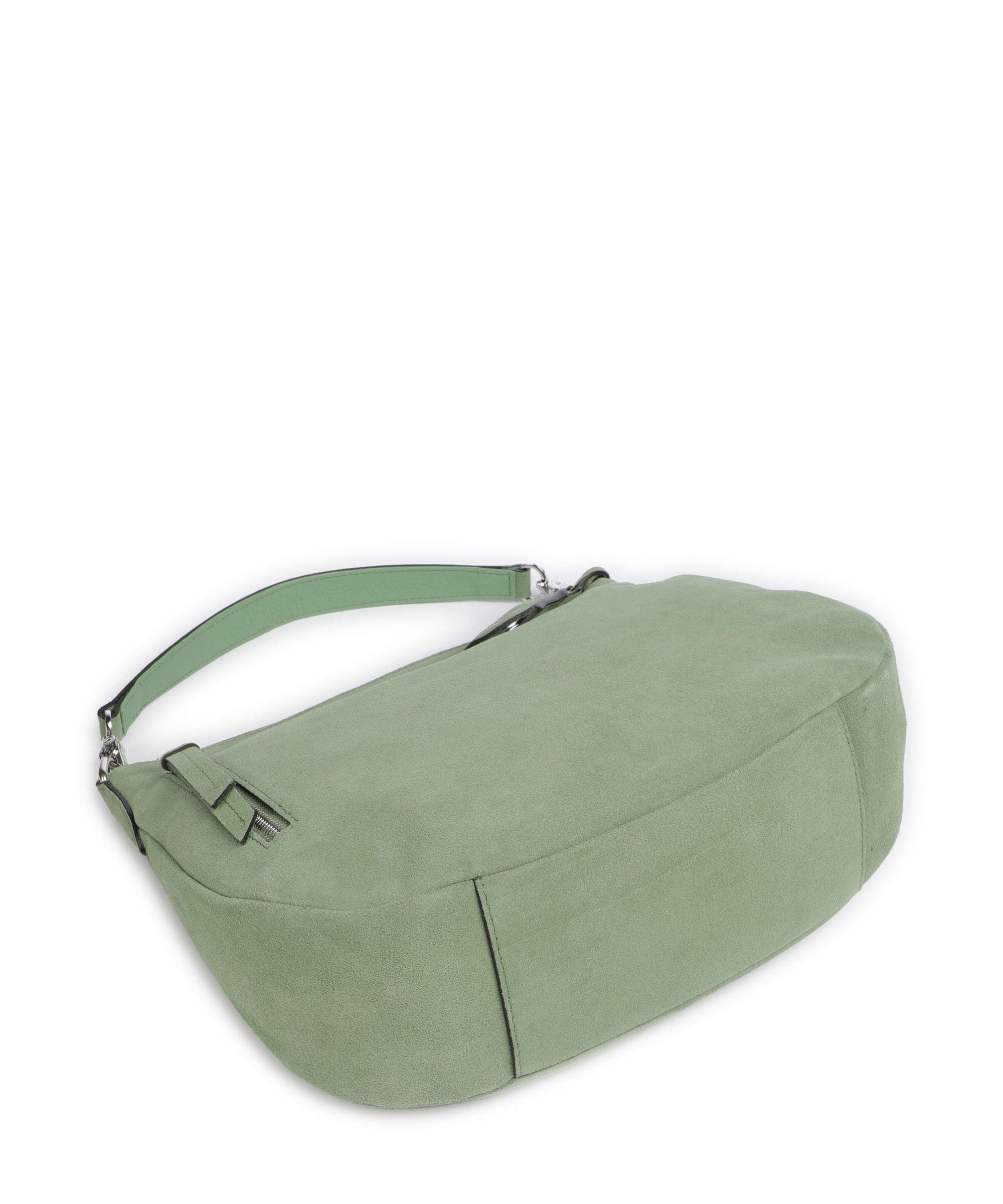 Abro Suede Juna Hobo bag green - Image 5
