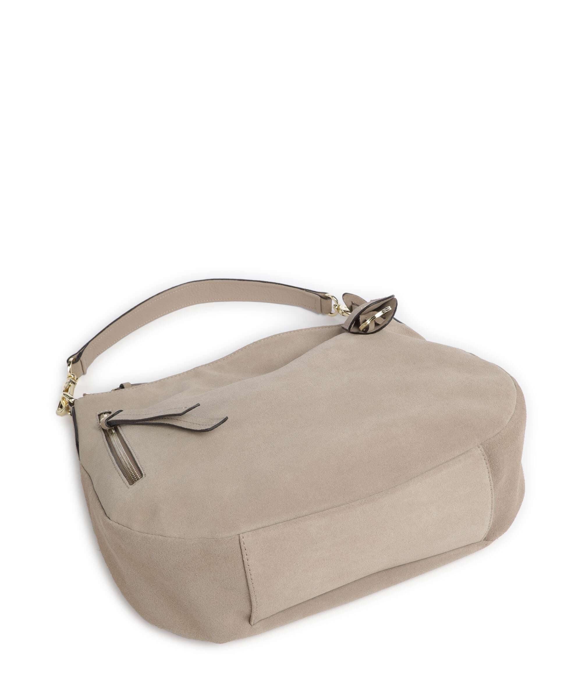 Abro Suede Juna Small Hobo bag siena - Image 5