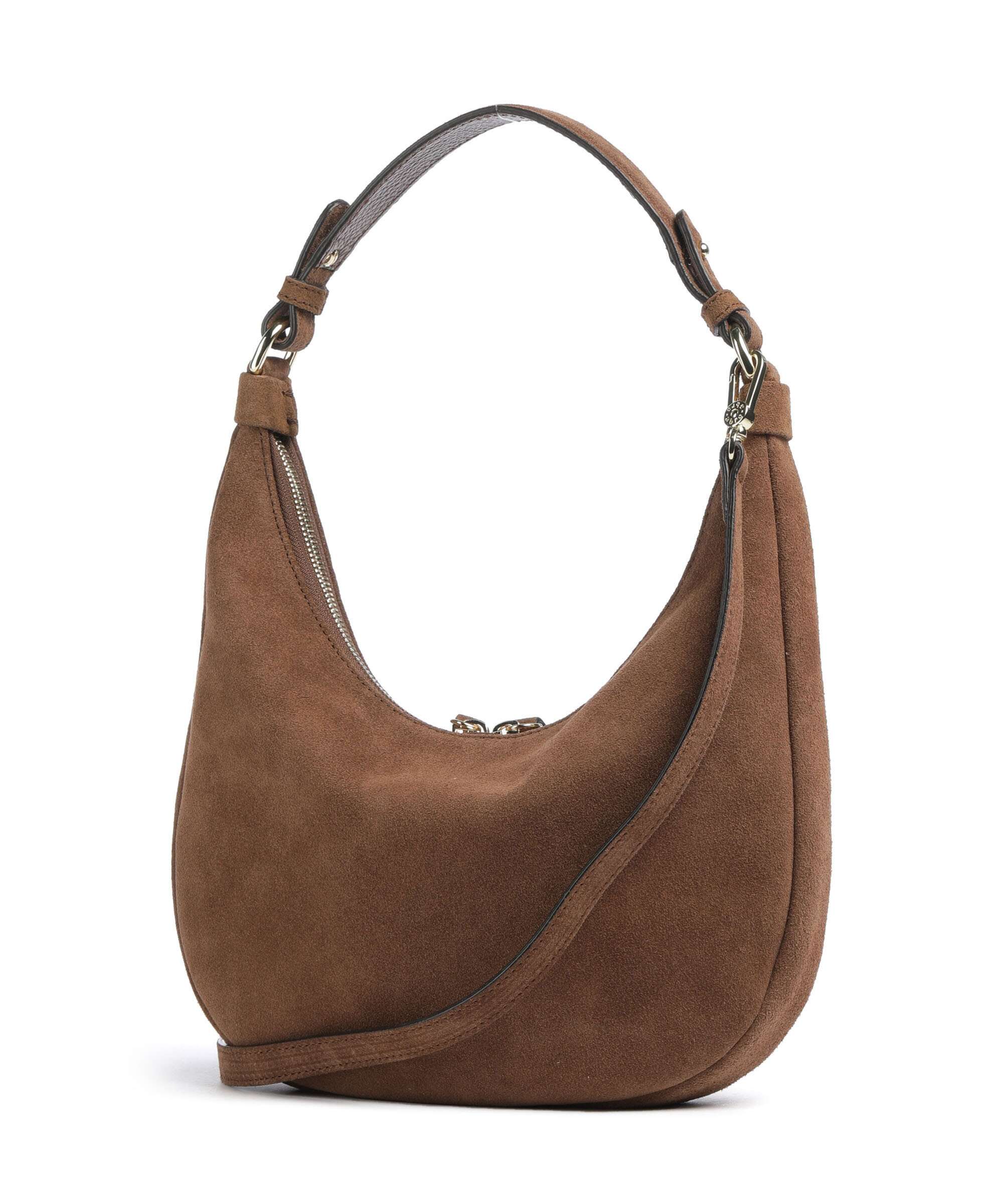 Abro Suede Nana Mini Hobo bag wood - Image 2