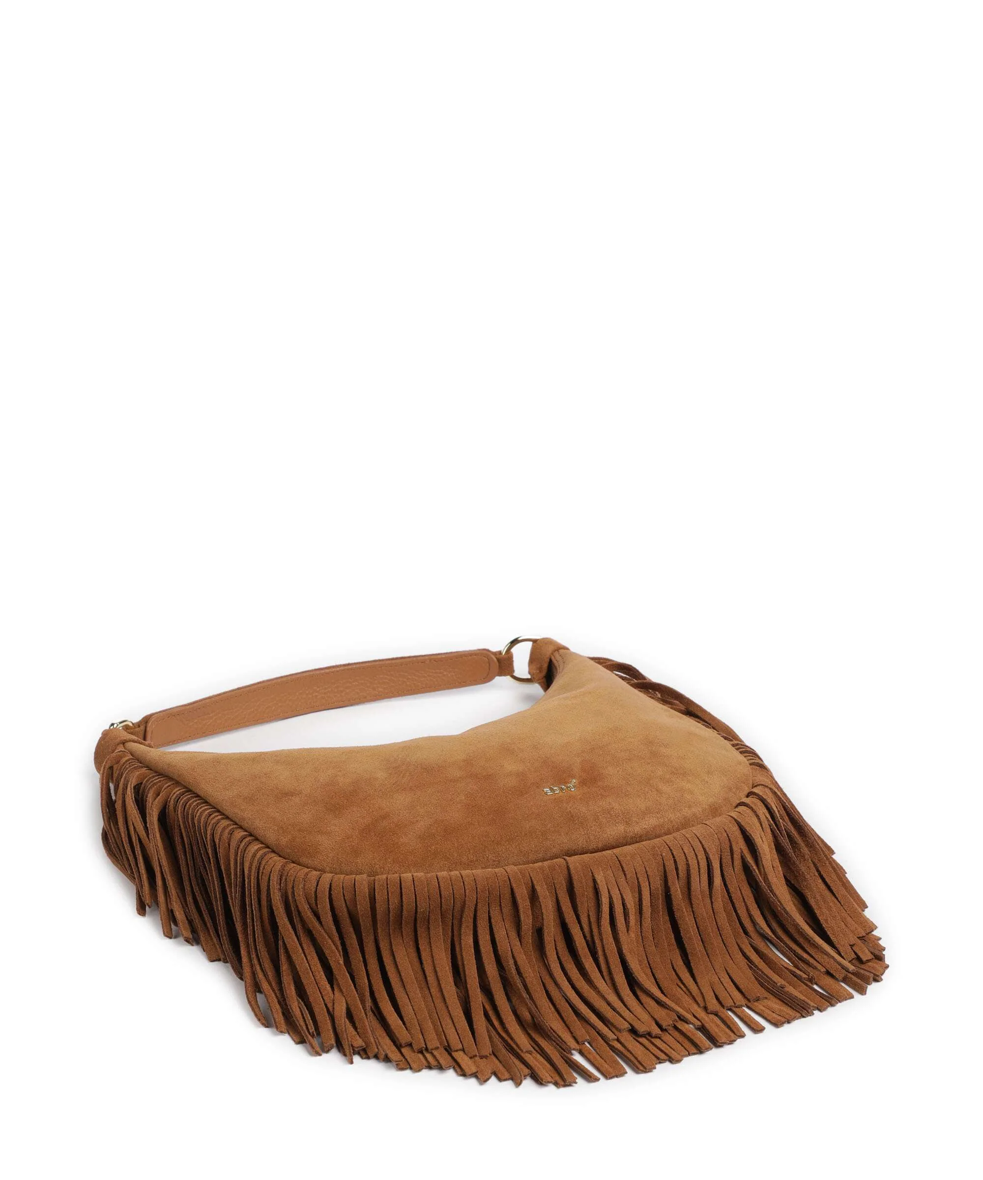 Abro Suede Nana Small Hobo bag cuoio - Image 4
