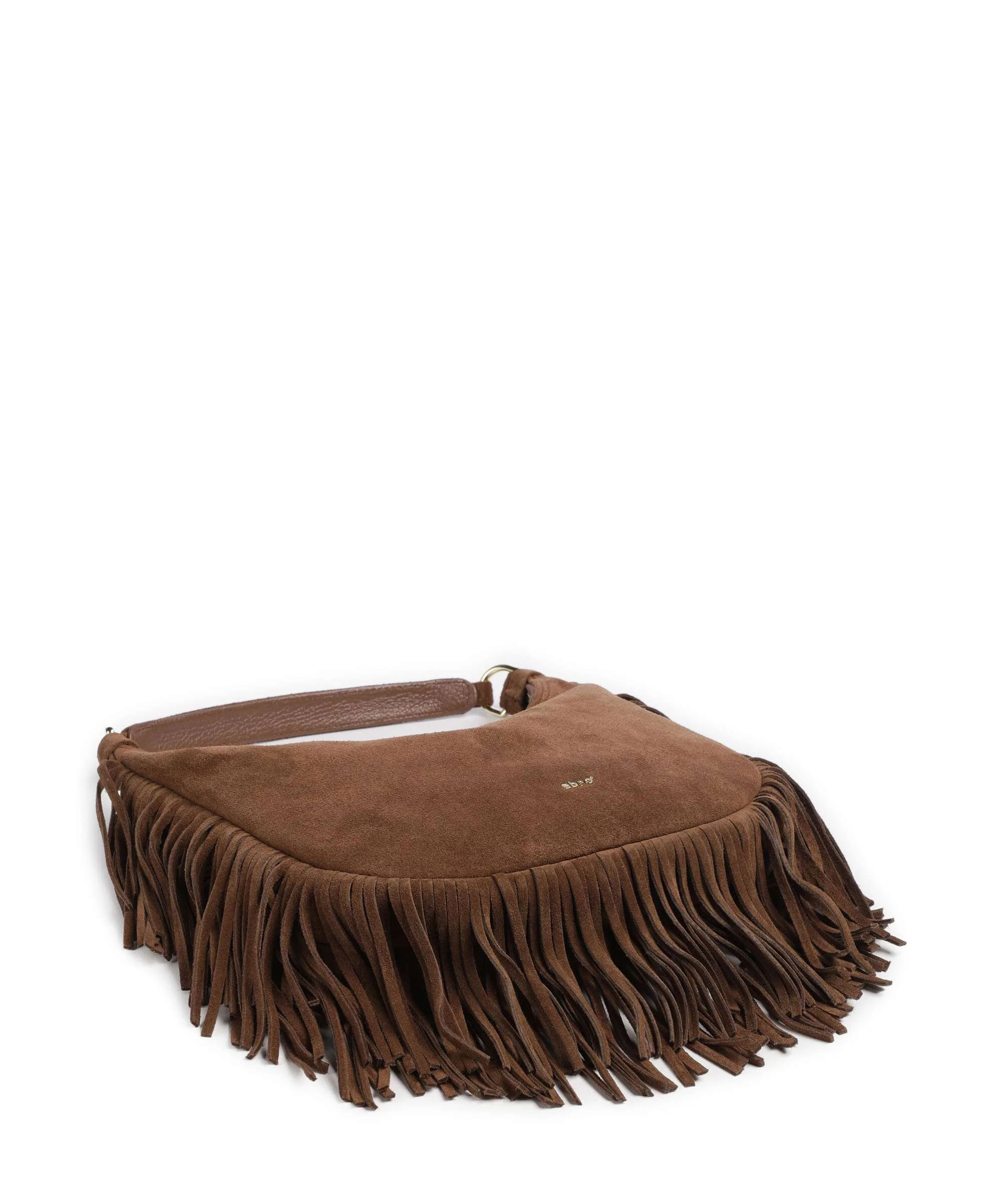 Abro Suede Nana Small Hobo bag wood - Image 4