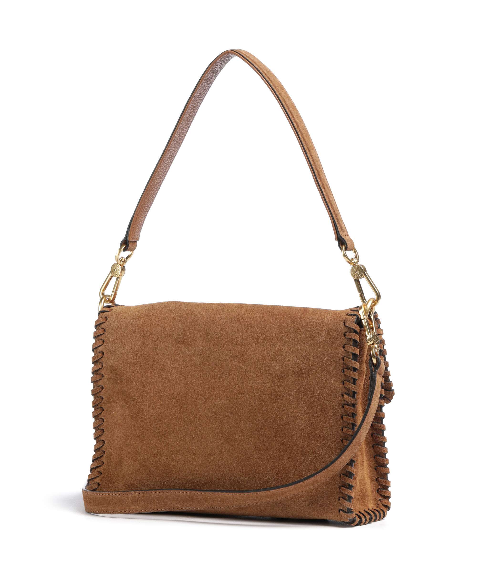 Abro Suede Temi Stitch Shoulder bag cuoio - Image 2