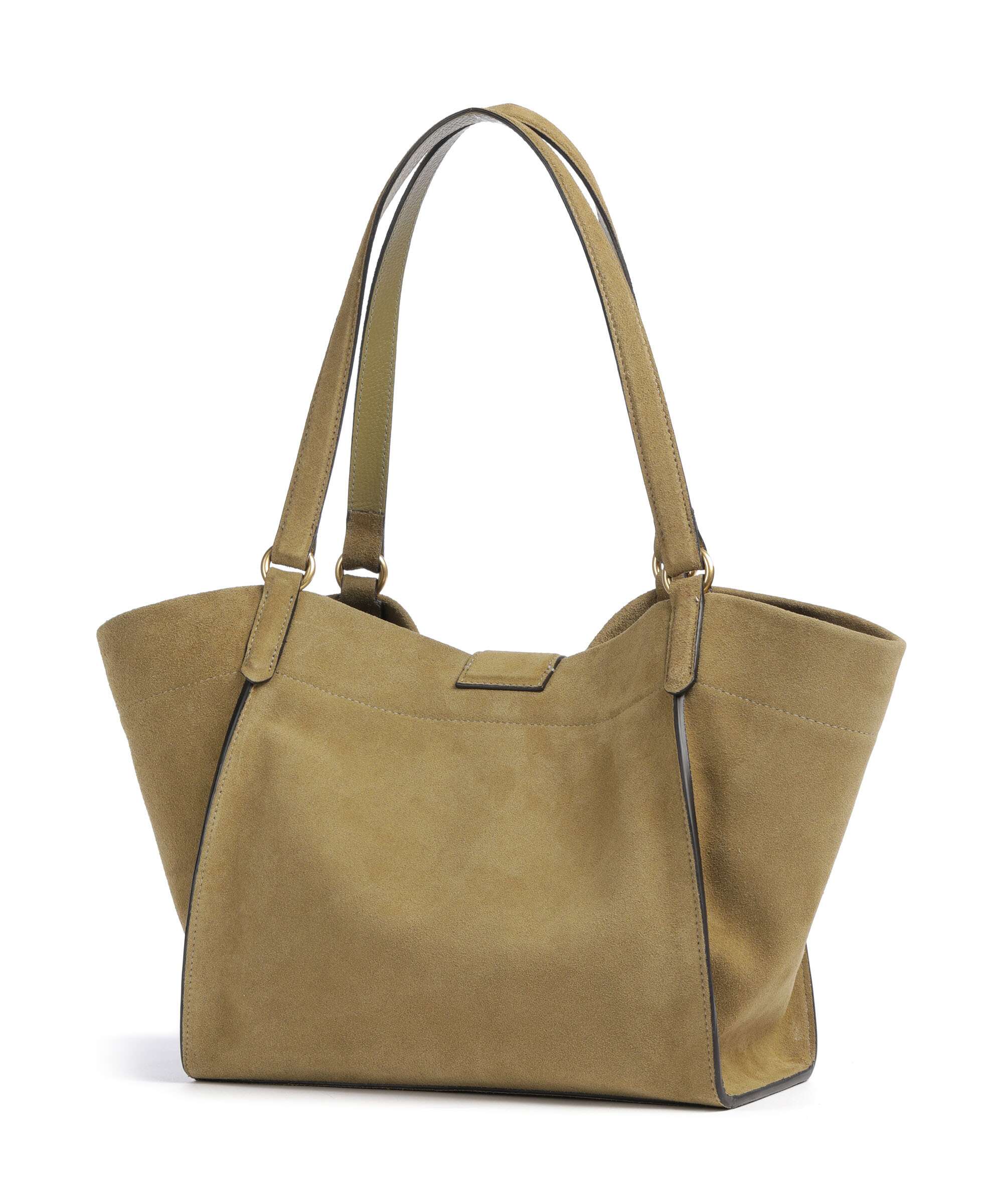 Abro Suede Temi Tote bag mud - Image 4
