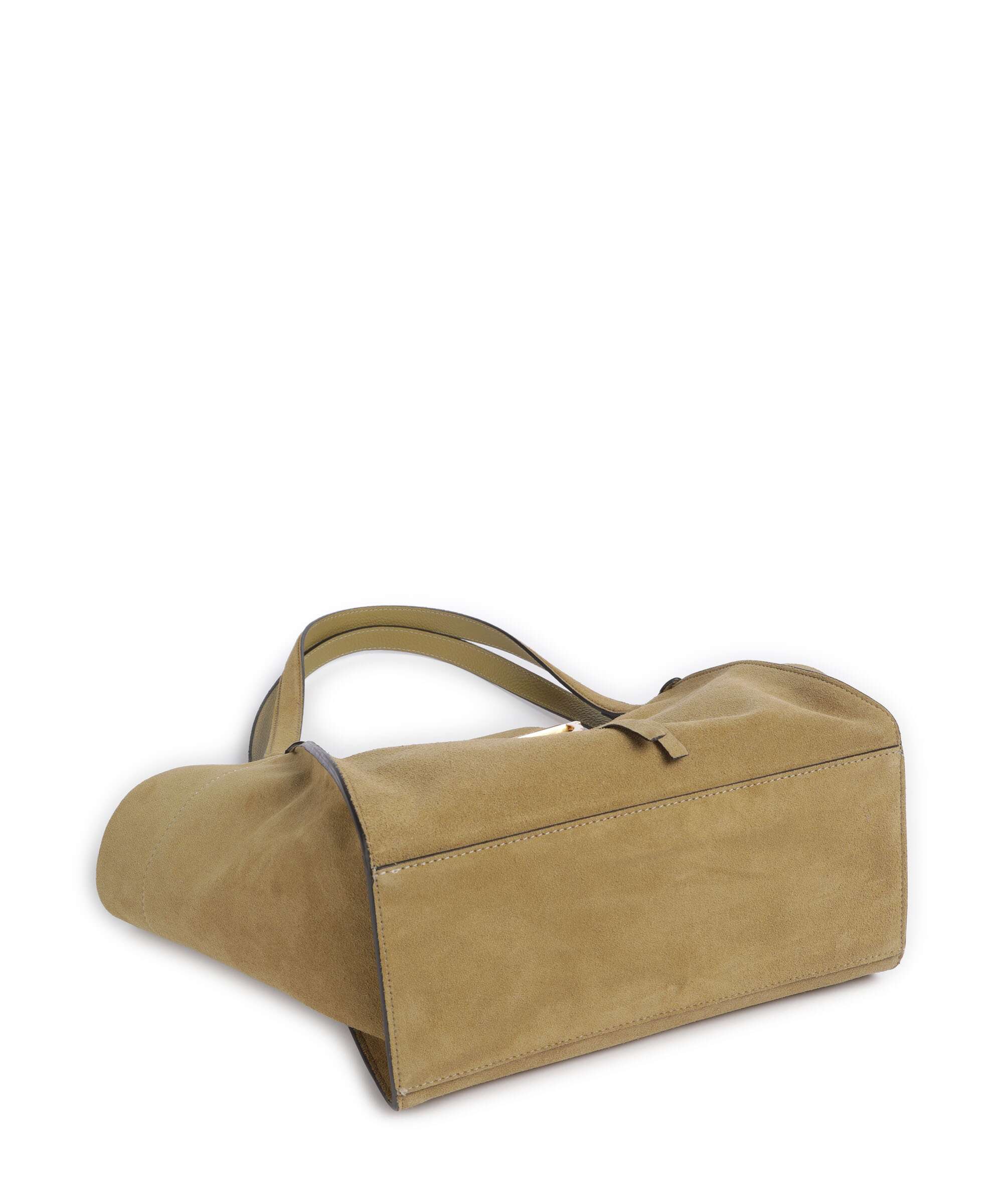 Abro Suede Temi Tote bag mud - Image 5
