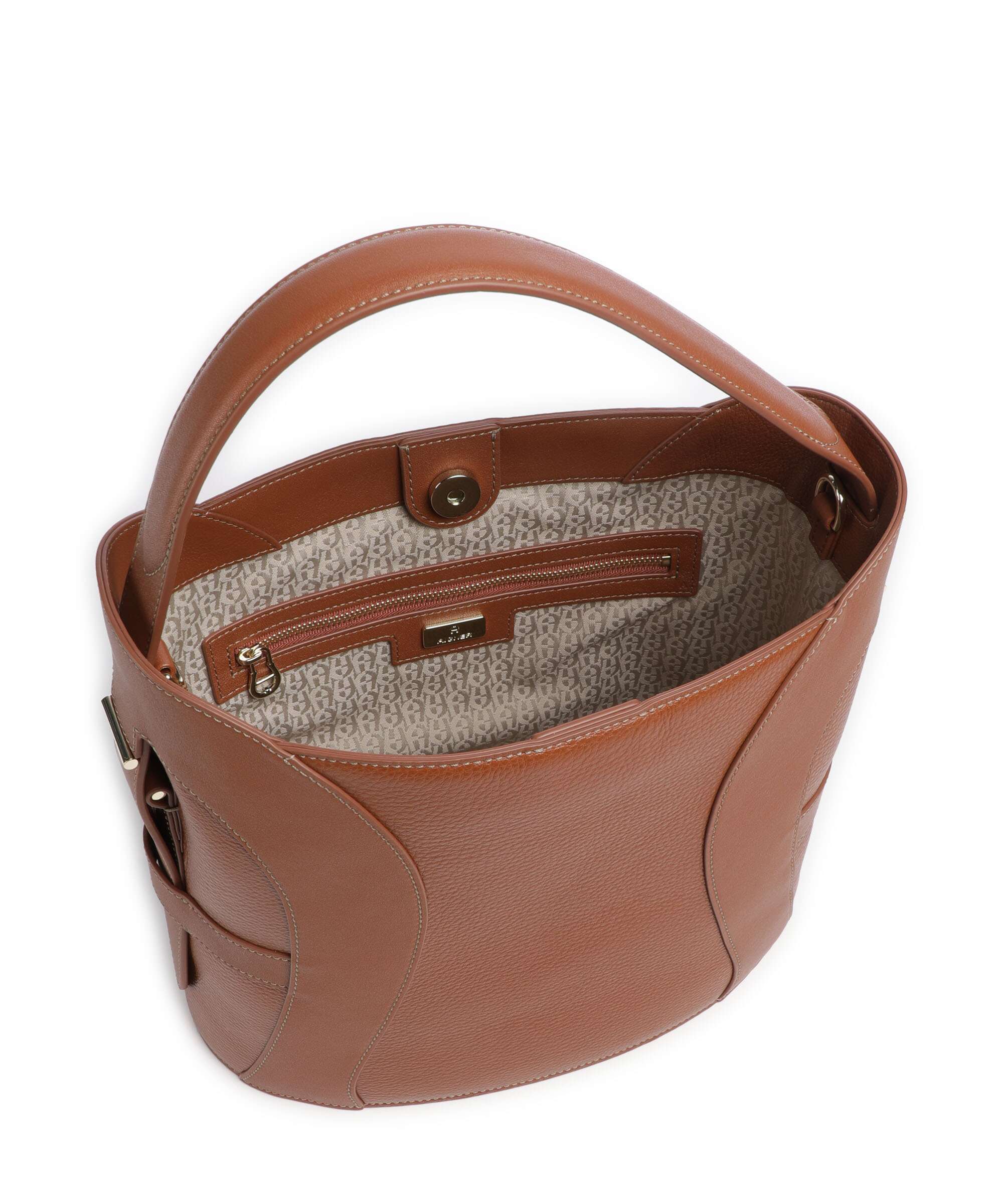 Aigner Deborah M Bucket bag cognac brown - Image 5