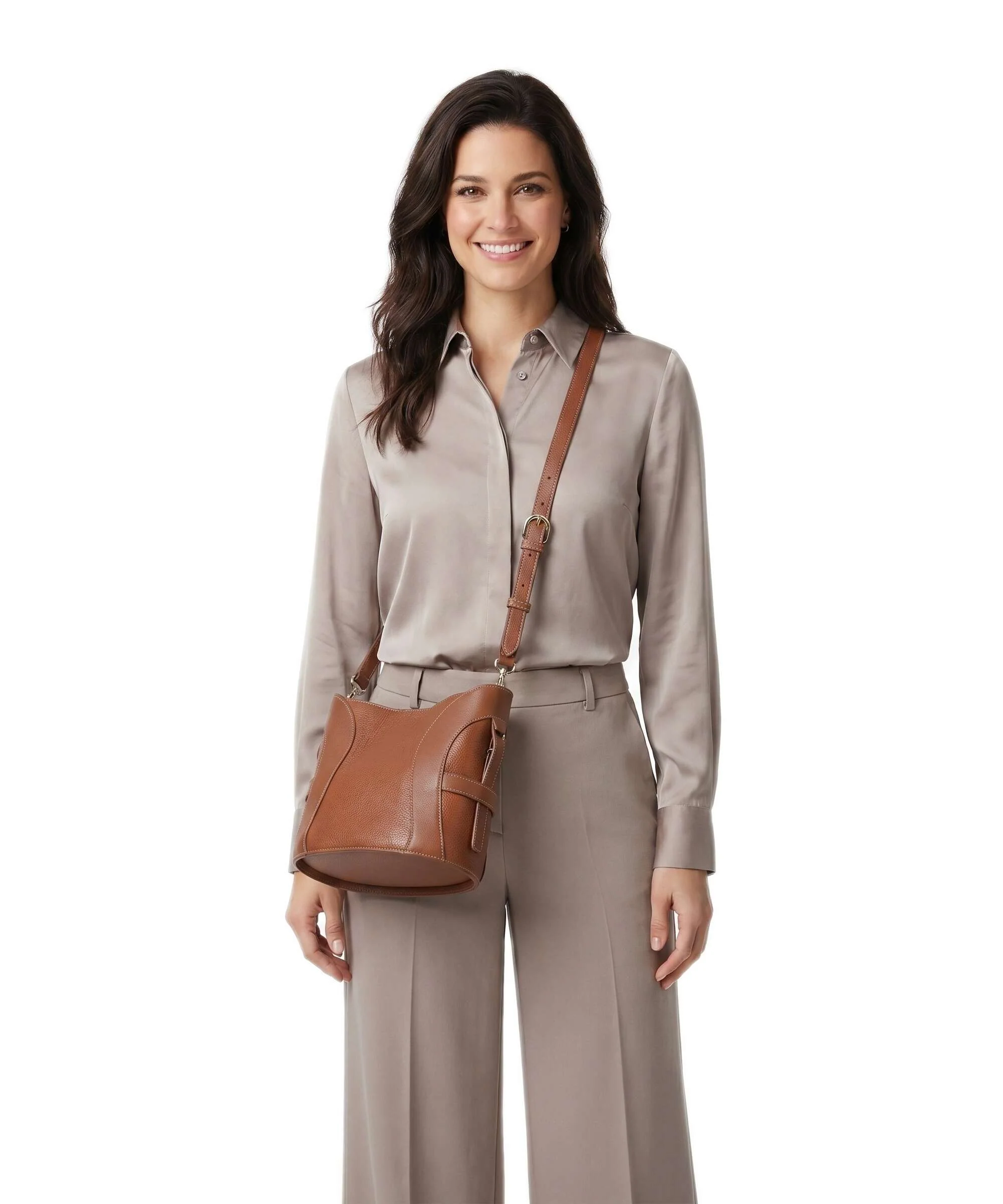 Aigner Deborah S Bucket bag cognac brown - Image 3