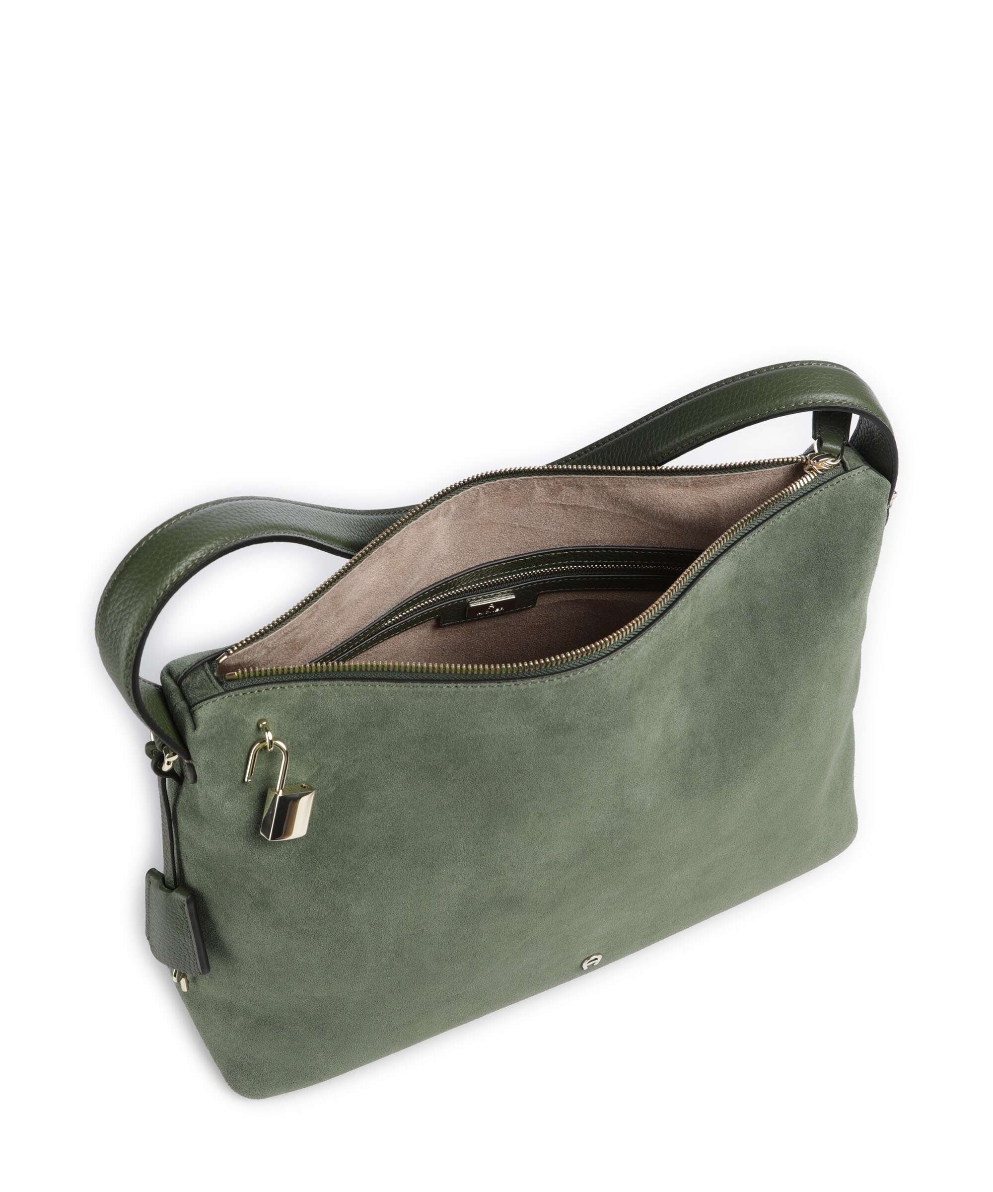 Aigner Delia L Hobo bag dark olive - Image 6