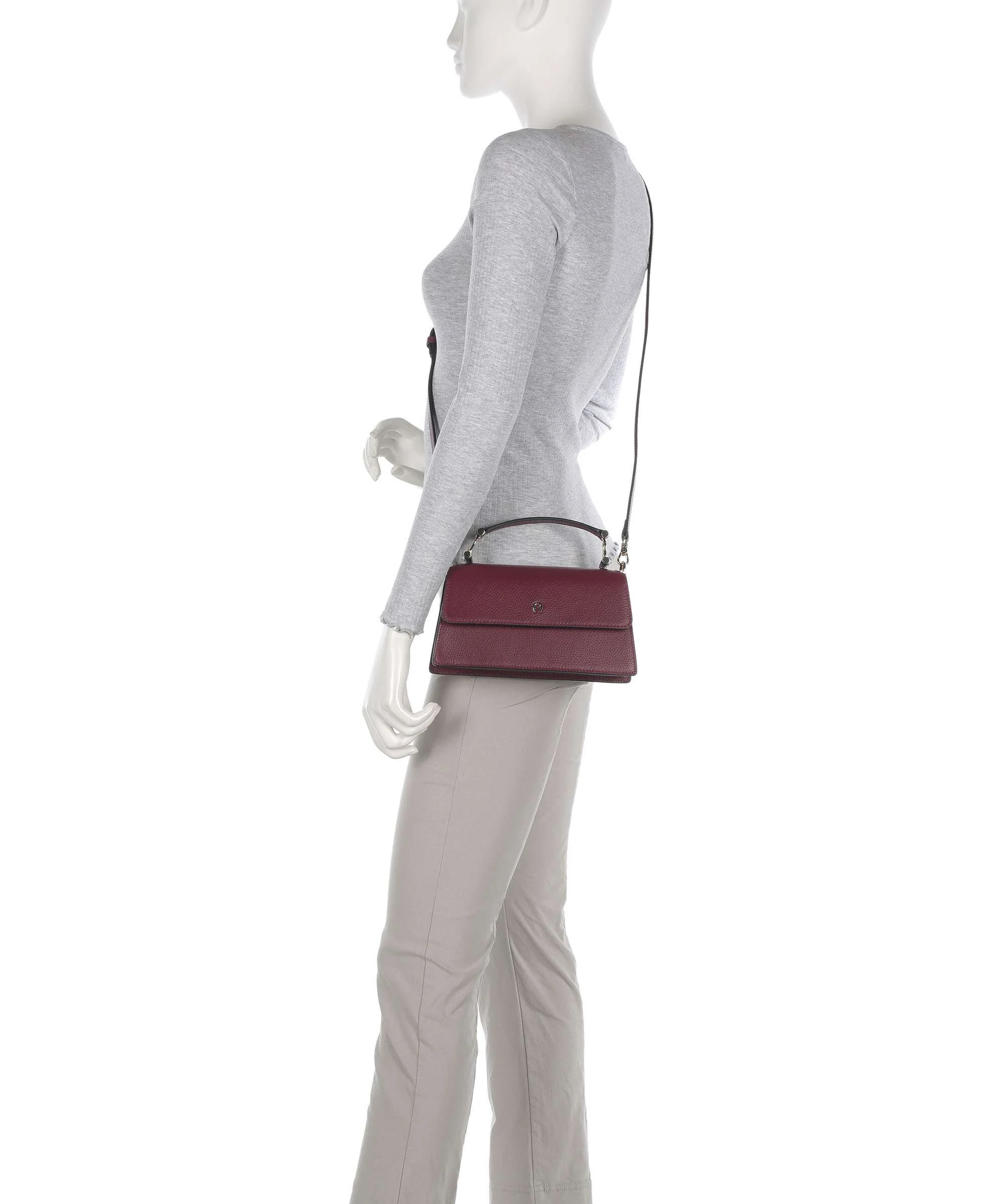 Aigner Delia S Crossbody bag burgundy - Image 3