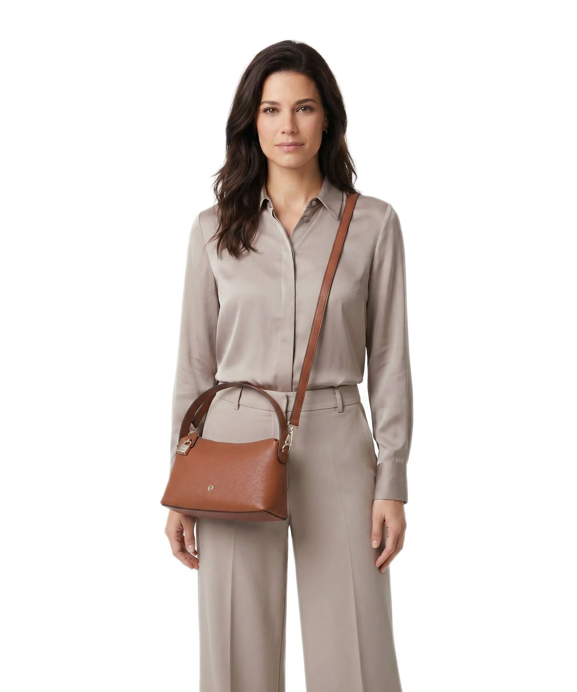 Aigner Delia S Shoulder bag cognac brown - Image 4
