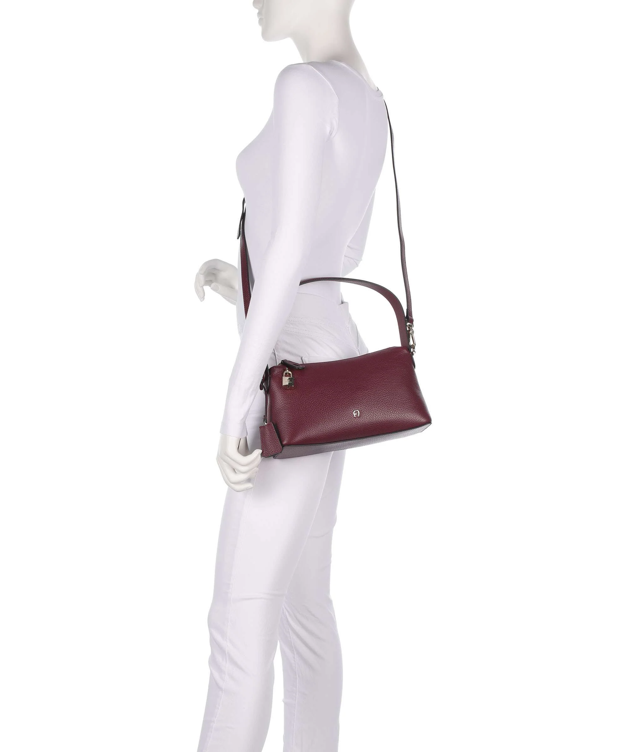 Aigner Delia S Shoulder bag burgundy - Image 4