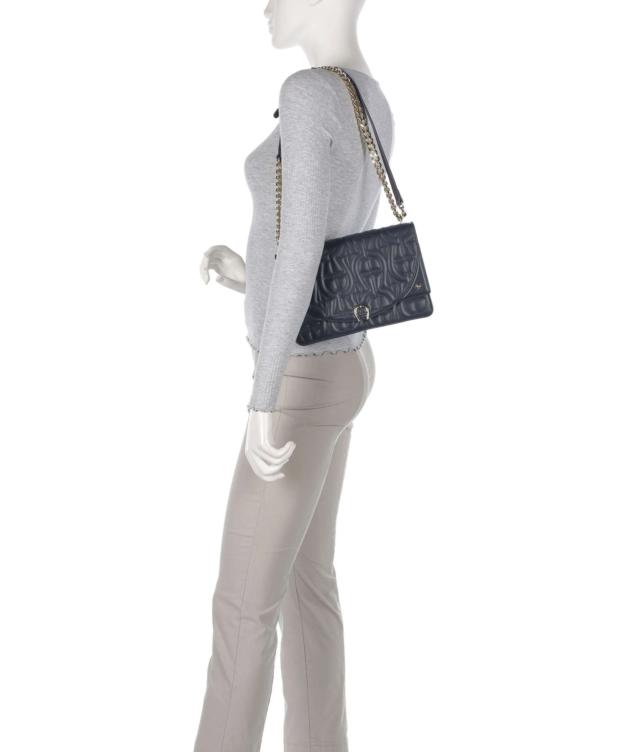 Aigner Diadora S Shoulder bag cosmic blue - Image 4