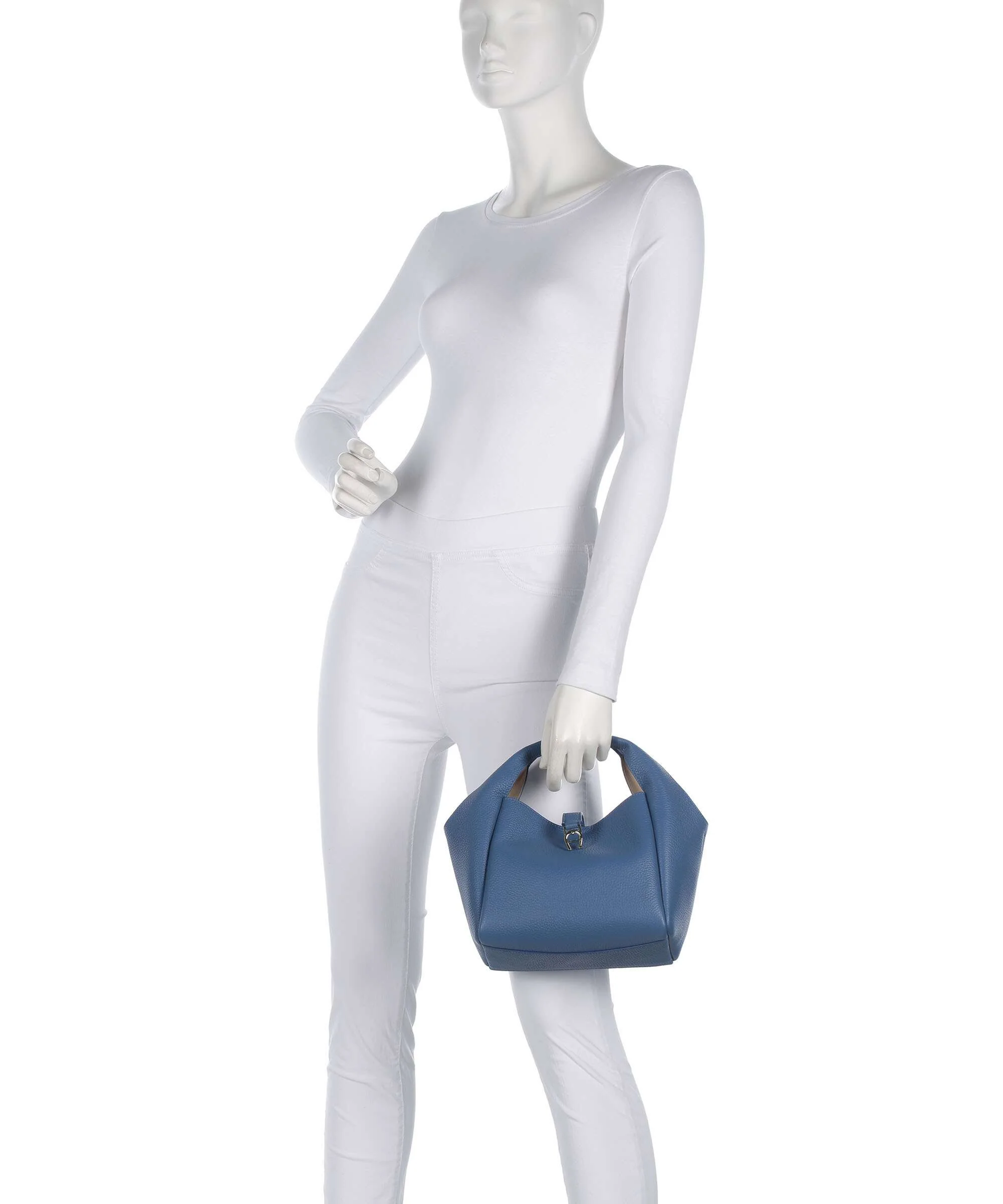 Aigner Zaira S Handbag porcelain blue - Image 3