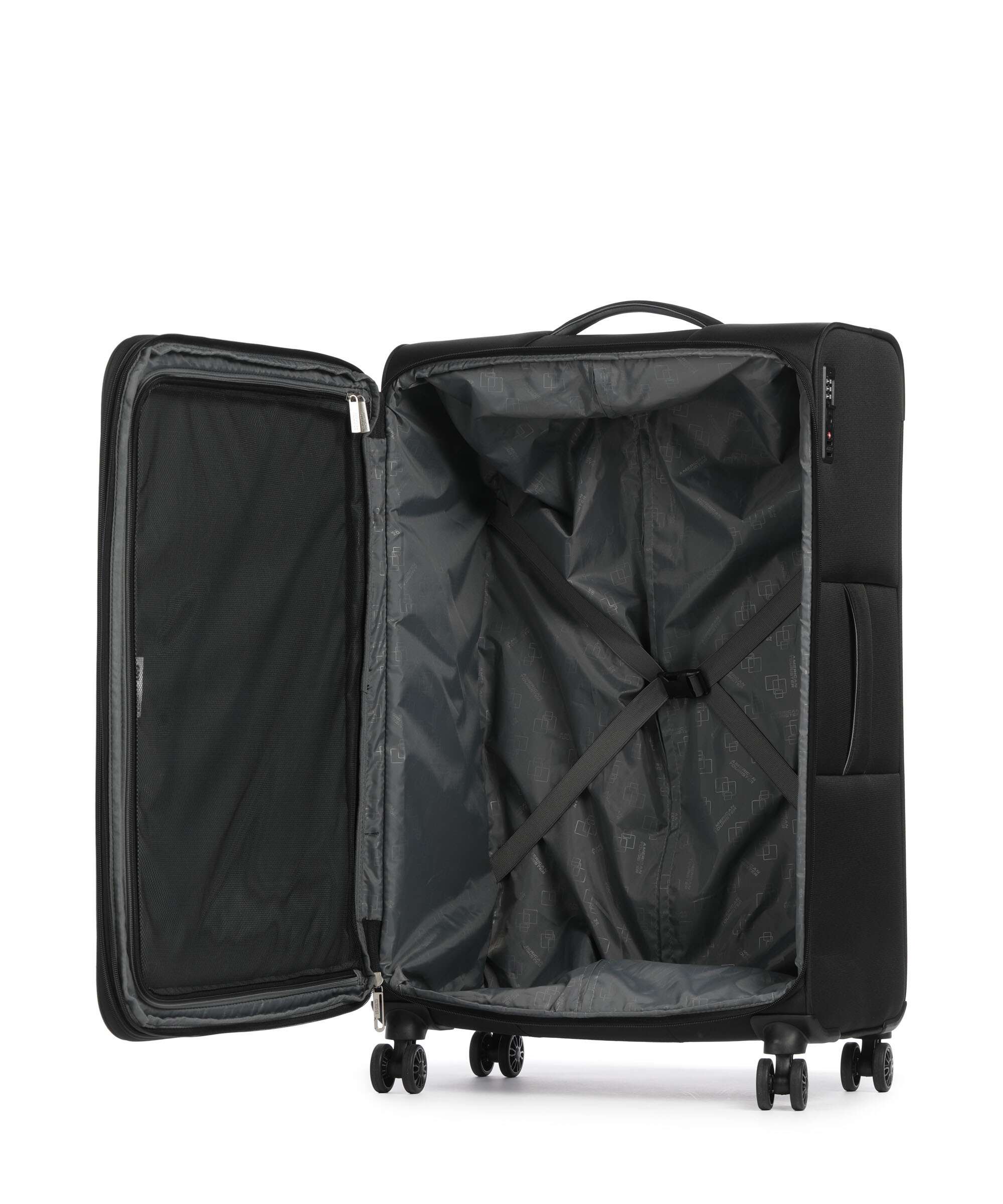American Tourister Cloudrider L Spinner (4 wheels) jet black - Image 6