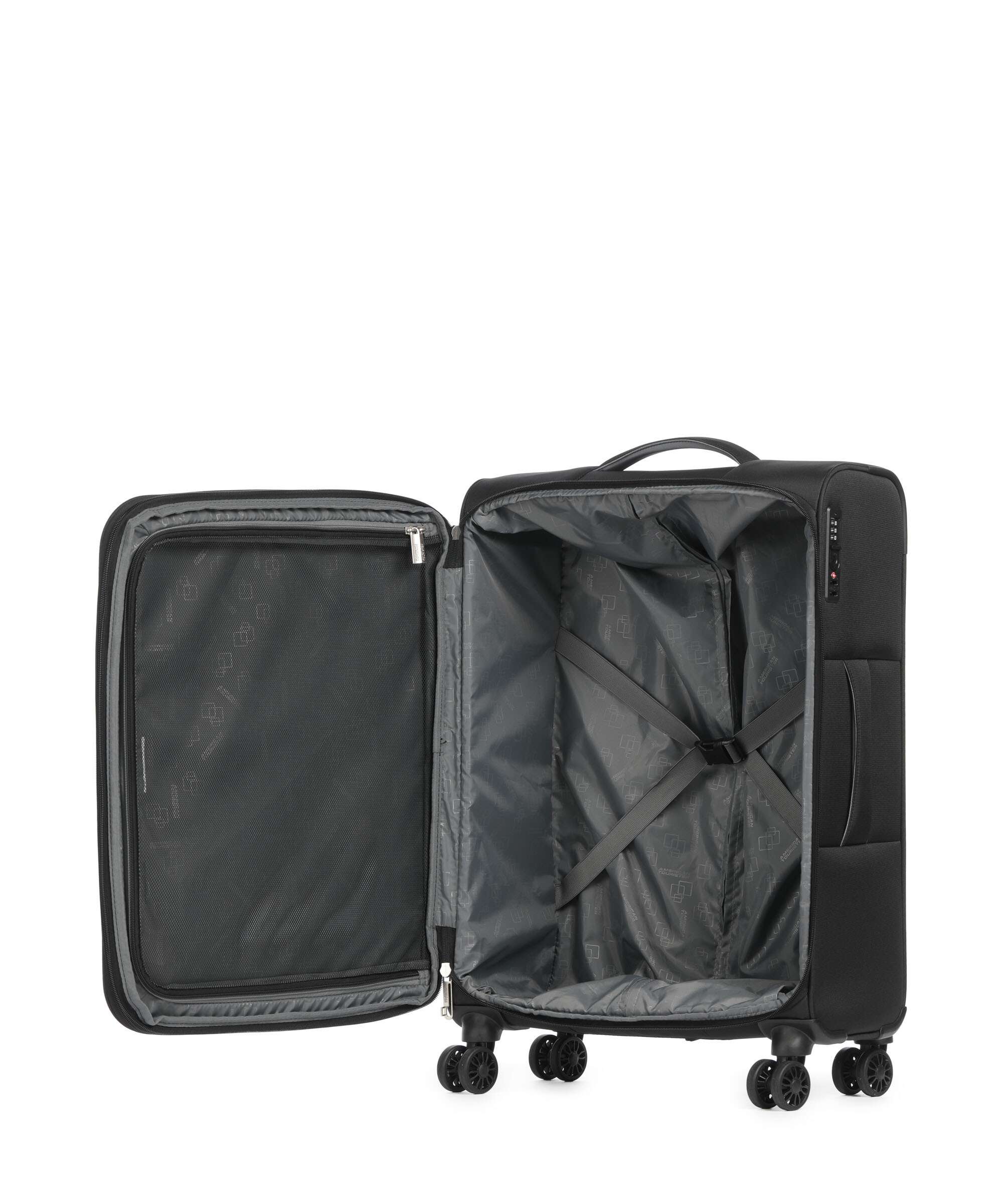 American Tourister Cloudrider M Spinner (4 wheels) jet black - Image 6