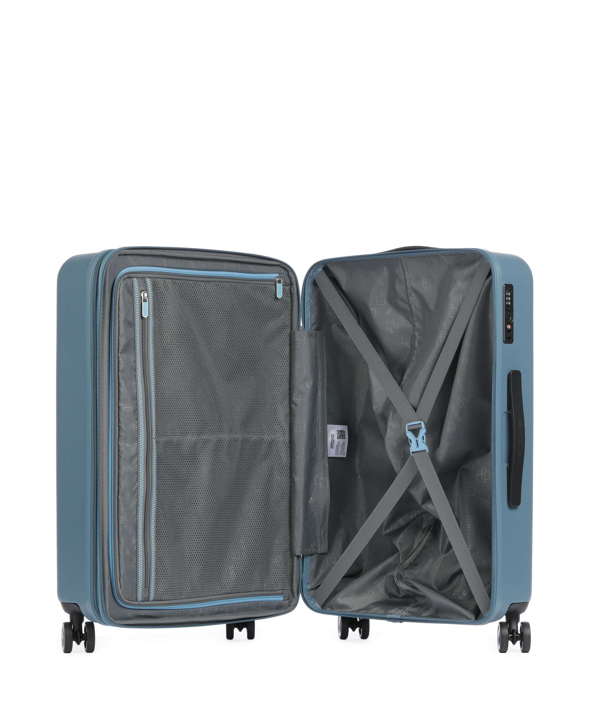 American Tourister Dynabelt Spinner (4 wheels) rainstorm blue - Image 6
