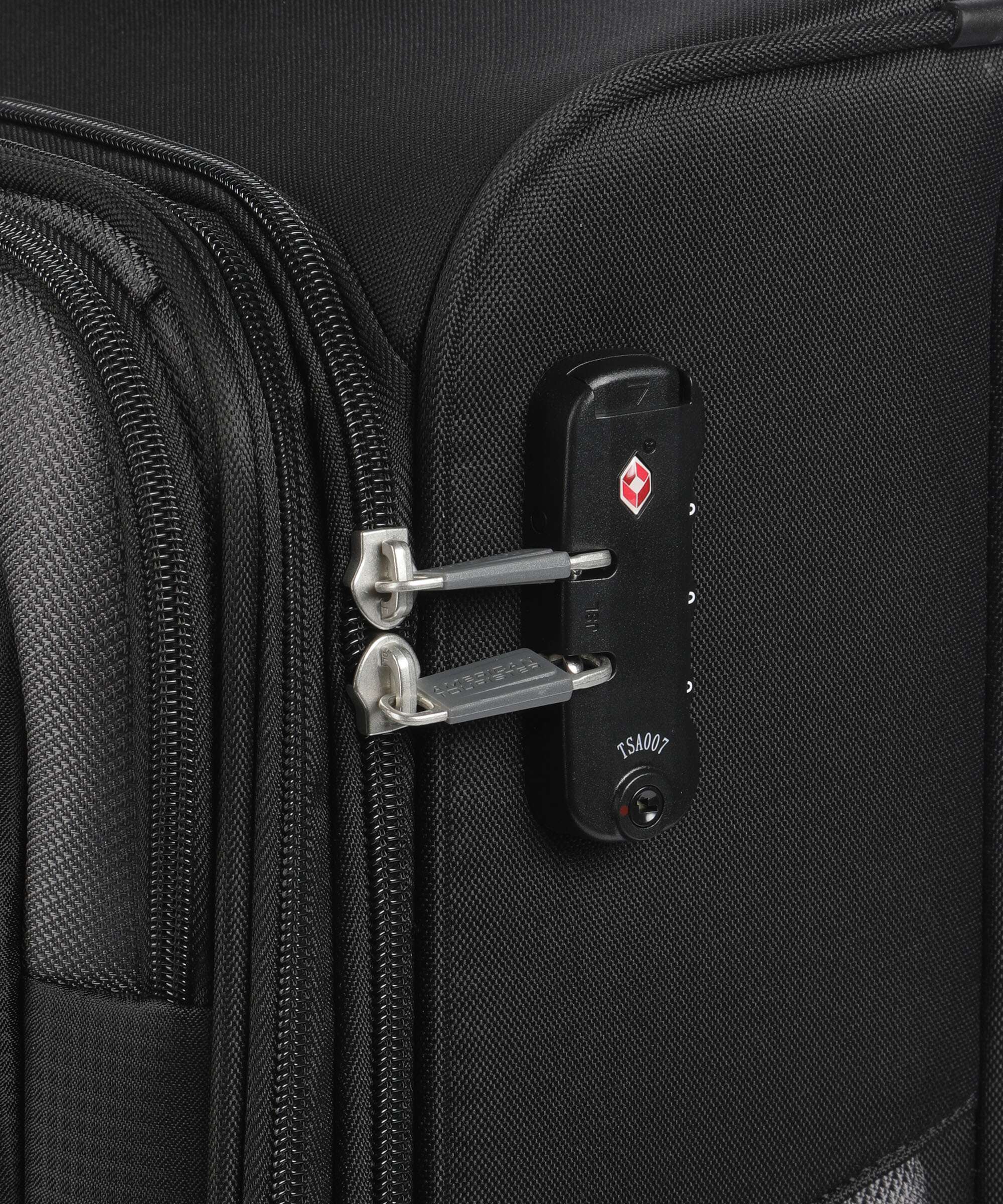American Tourister Pulsonic Spinner (4 wheels) asphalt black - Image 3