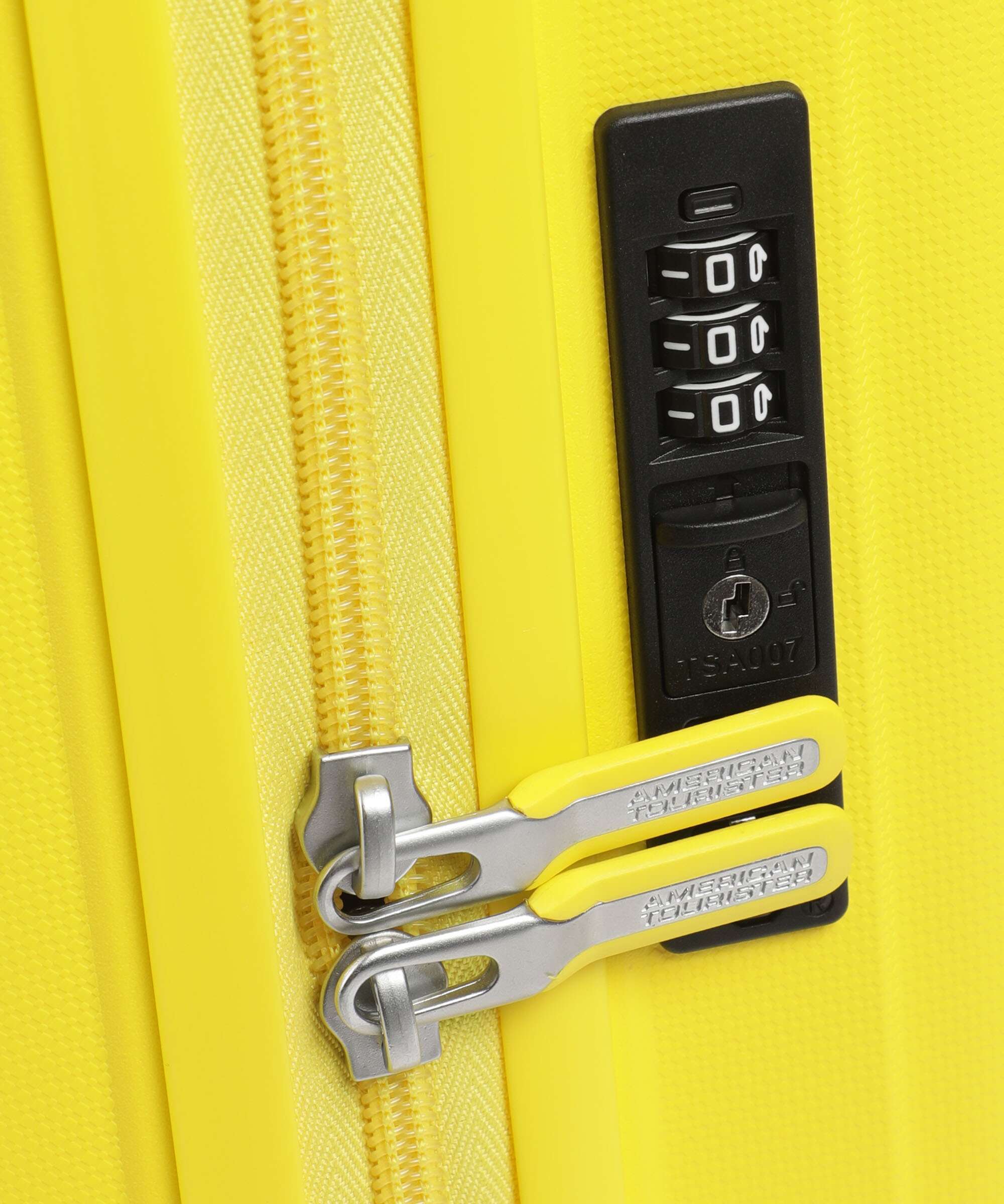 American Tourister Rejoy Spinner (4 wheels) electric yellow - Image 3