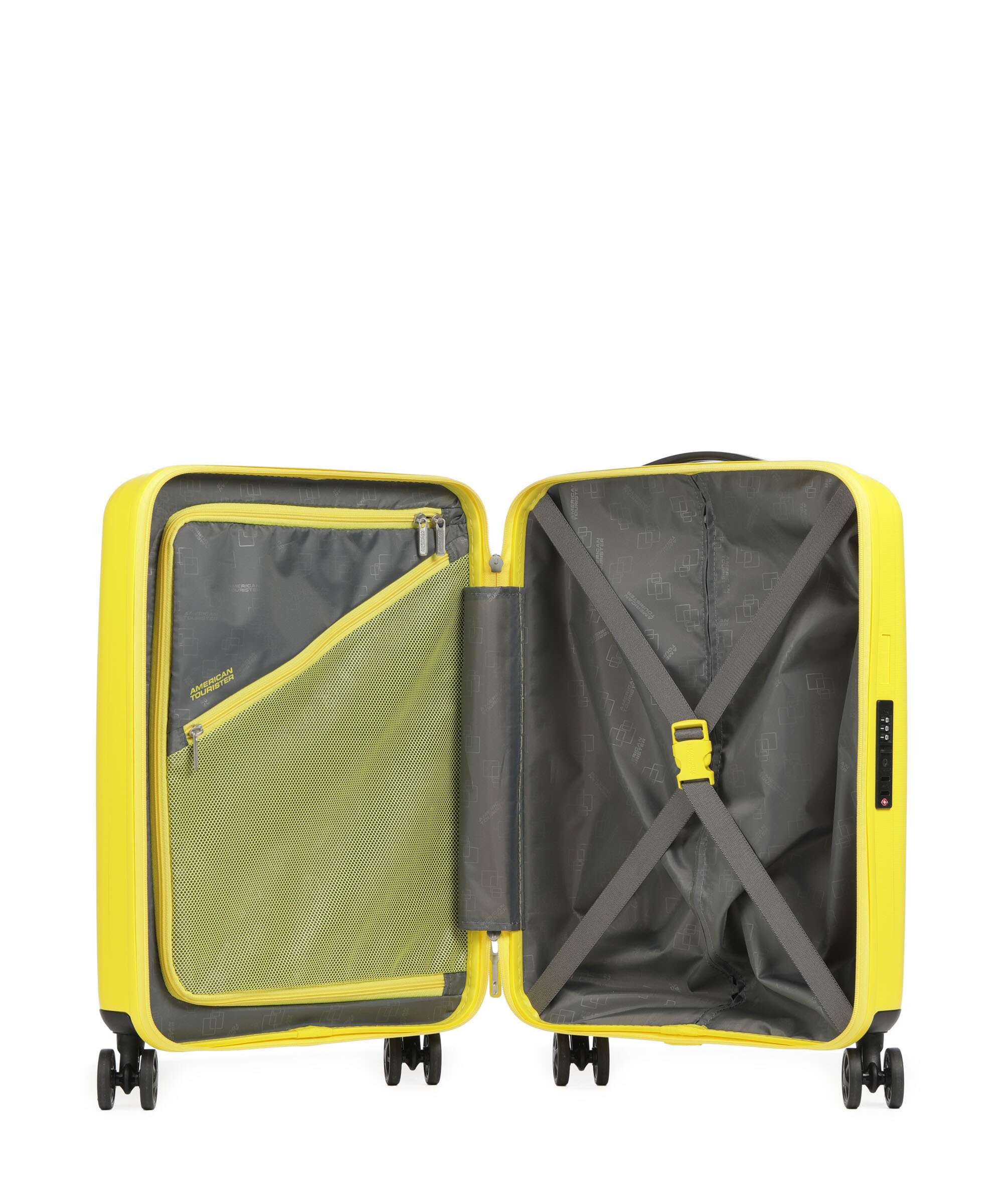 American Tourister Rejoy Spinner (4 wheels) electric yellow - Image 5