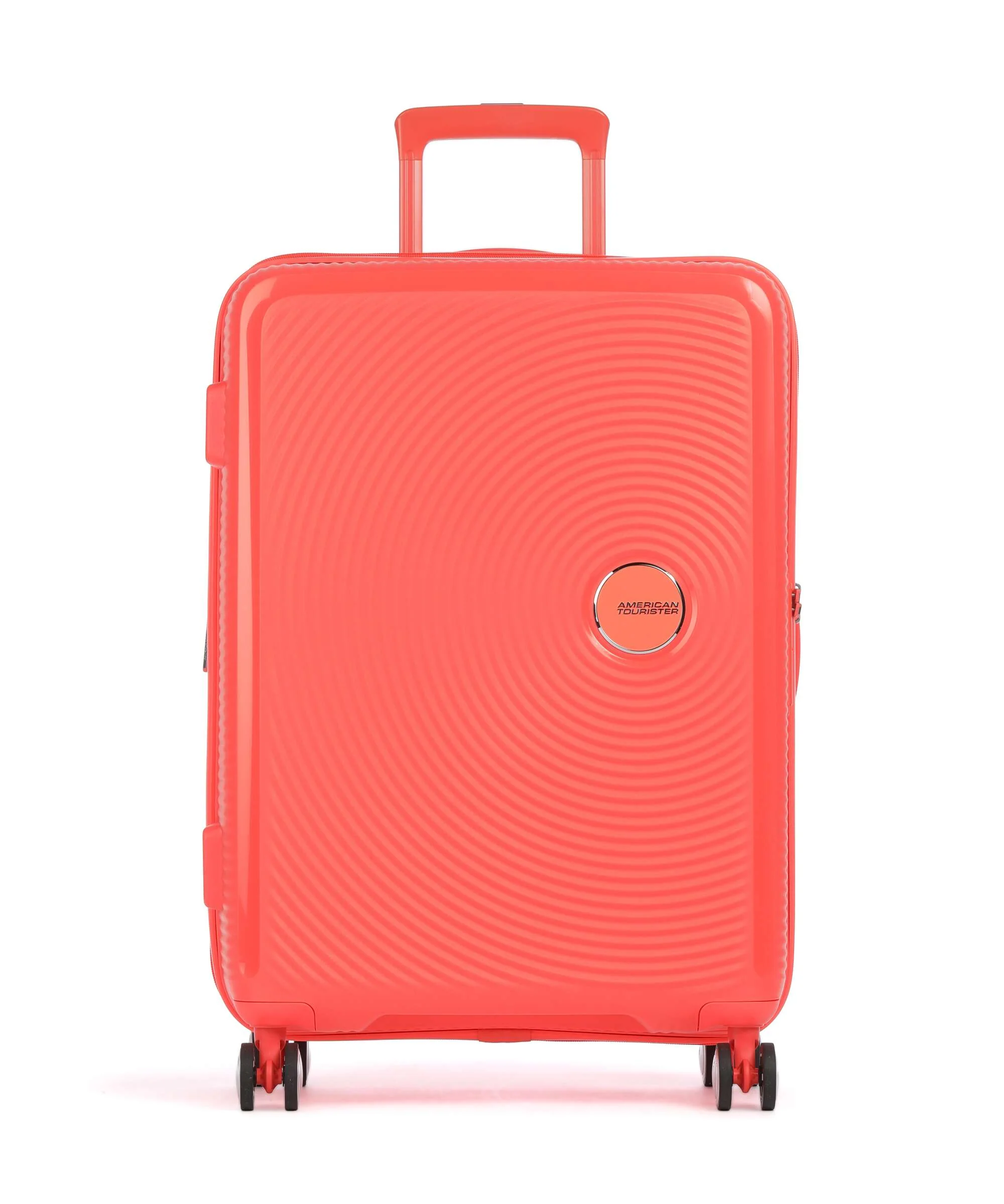 American Tourister Soundbox Spinner (4 wheels) neon orange